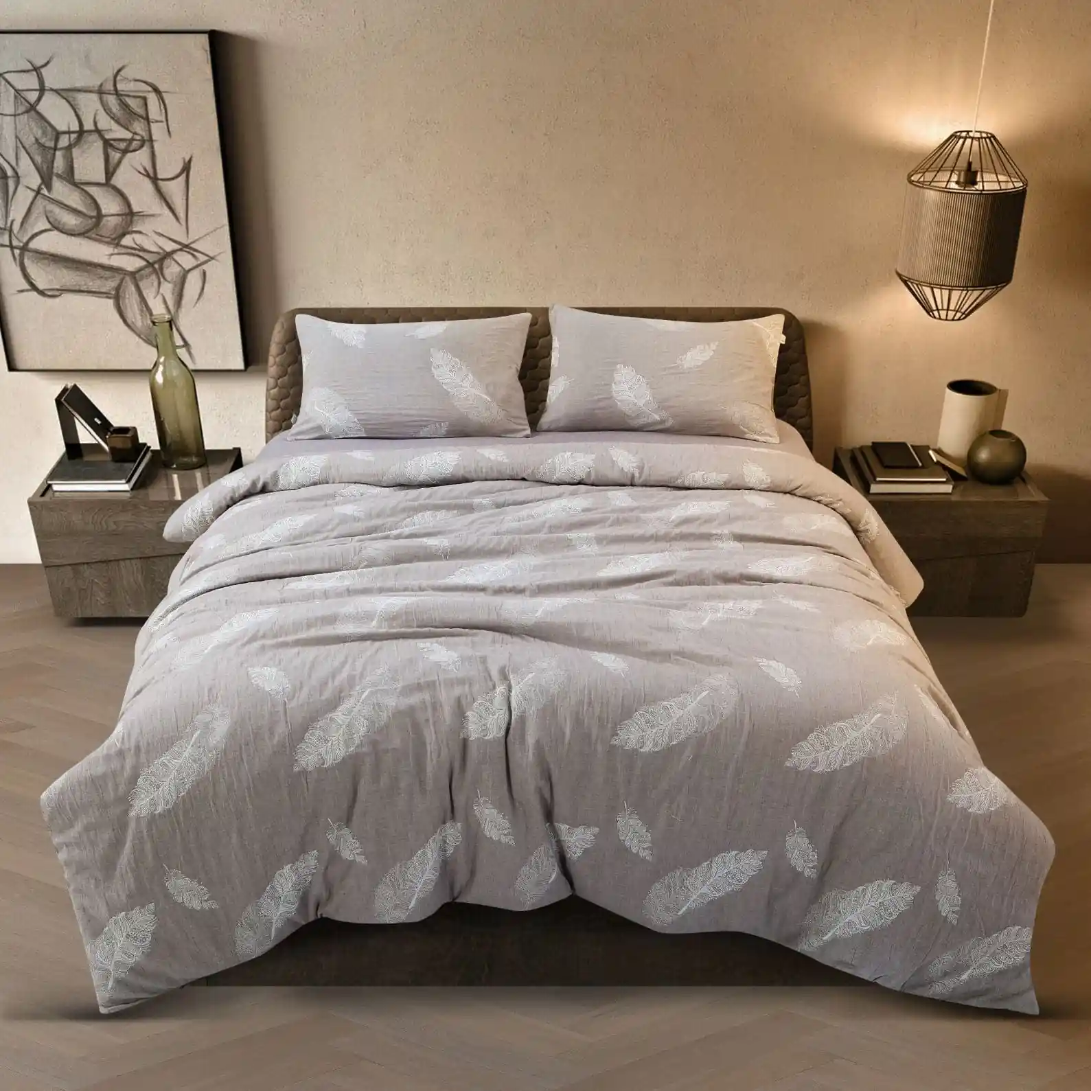 100 % Washed Cotton Breathable Bedding Set| 100 % Cotton Bedding Set - Image 15