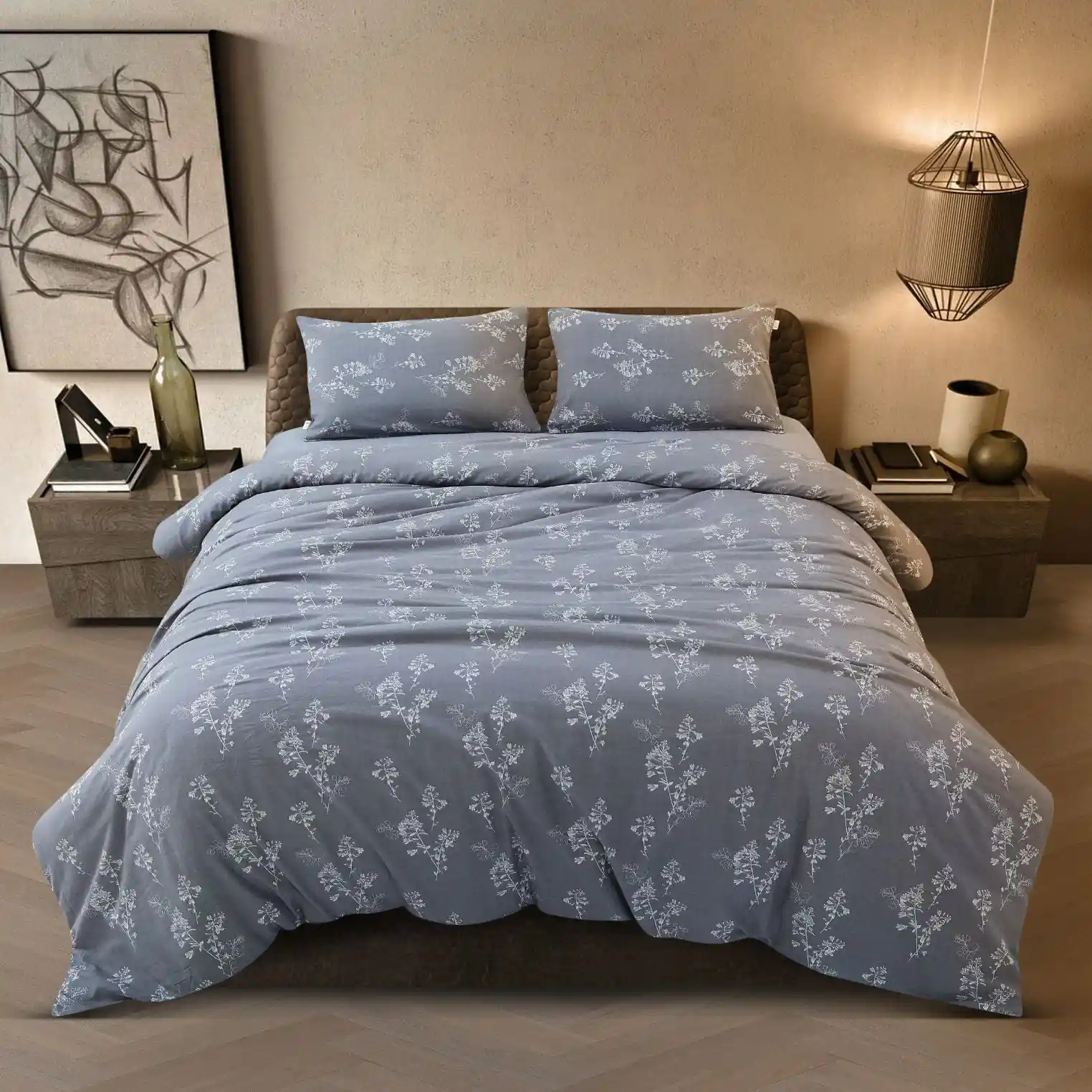 100 % Washed Cotton Breathable Bedding Set| 100 % Cotton Bedding Set - Image 17