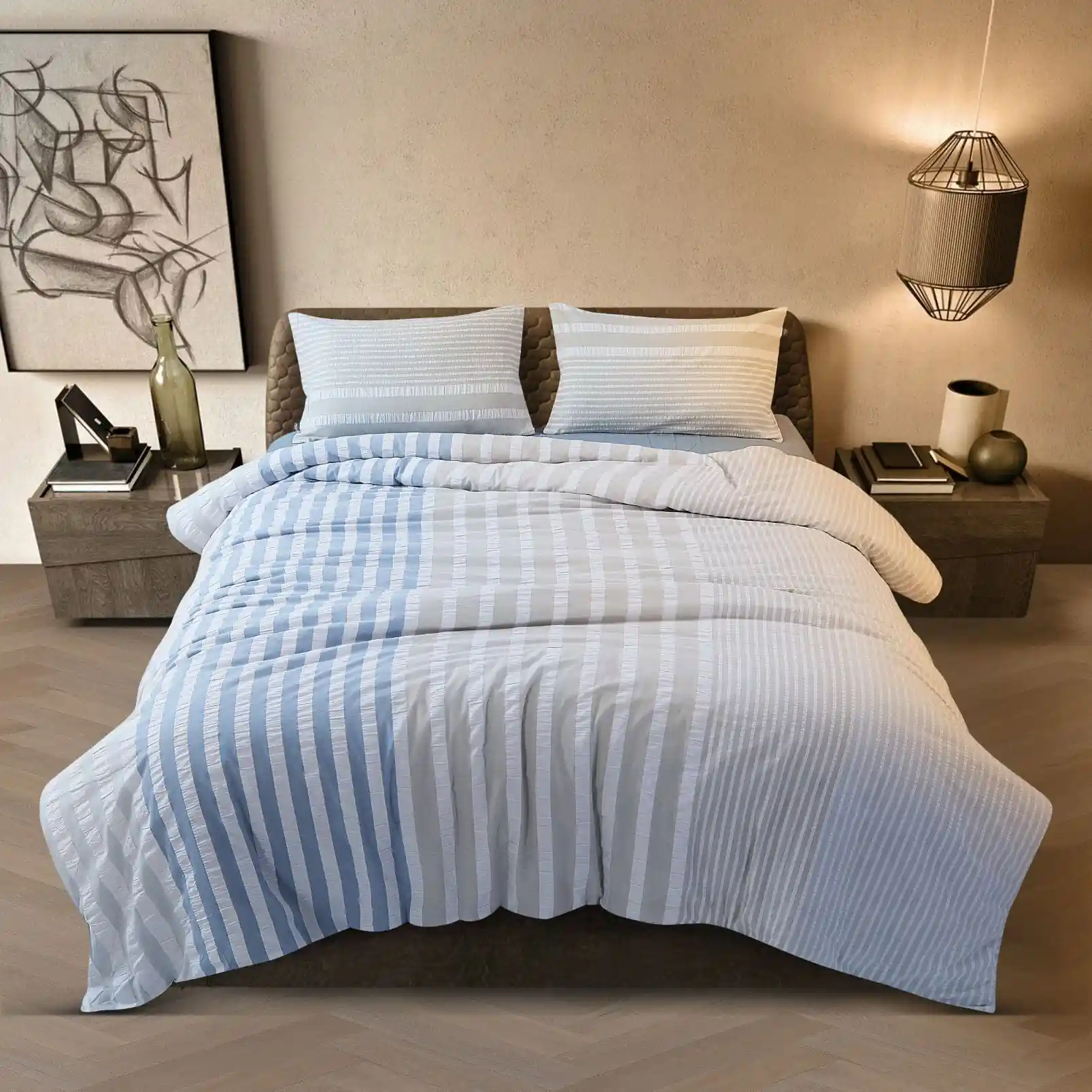 100 % Washed Cotton Breathable Bedding Set| 100 % Cotton Bedding Set - Image 22