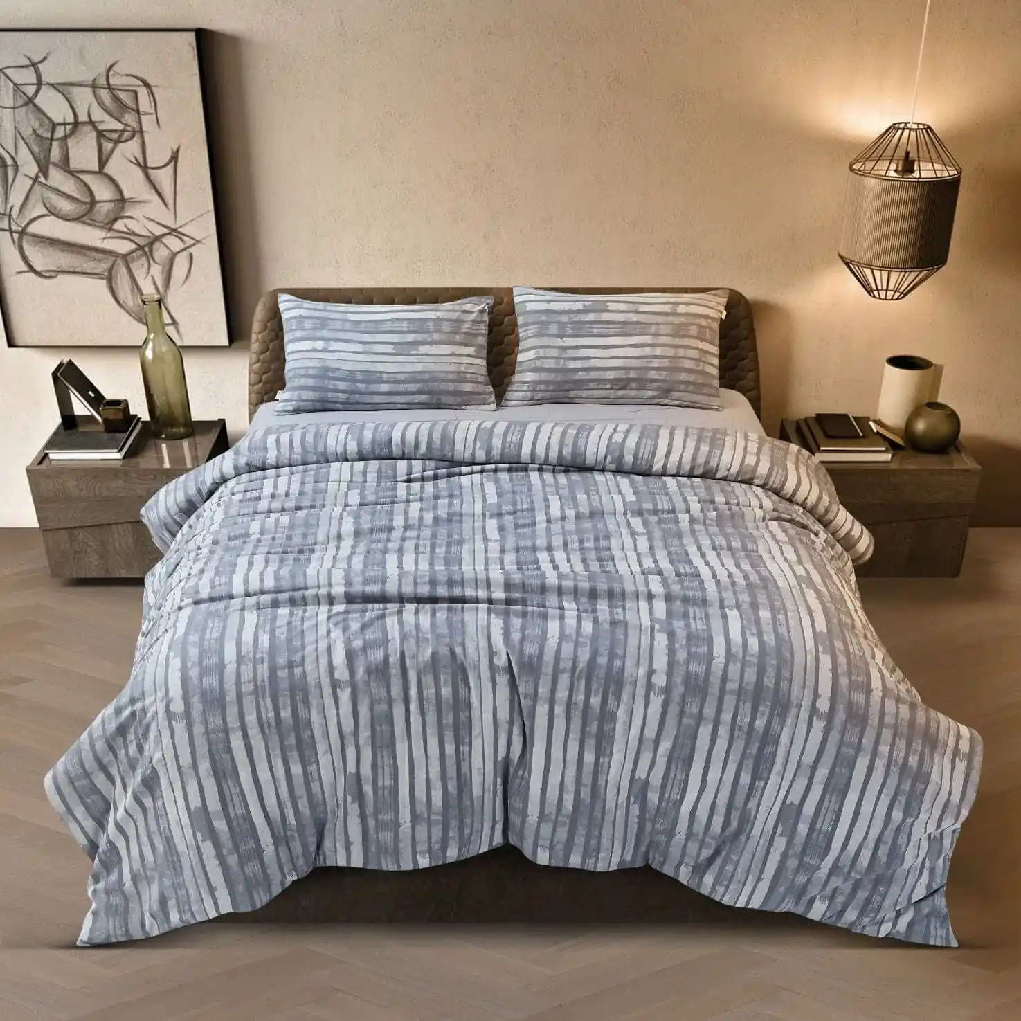 100 % Washed Cotton Breathable Bedding Set| 100 % Cotton Bedding Set - Image 26