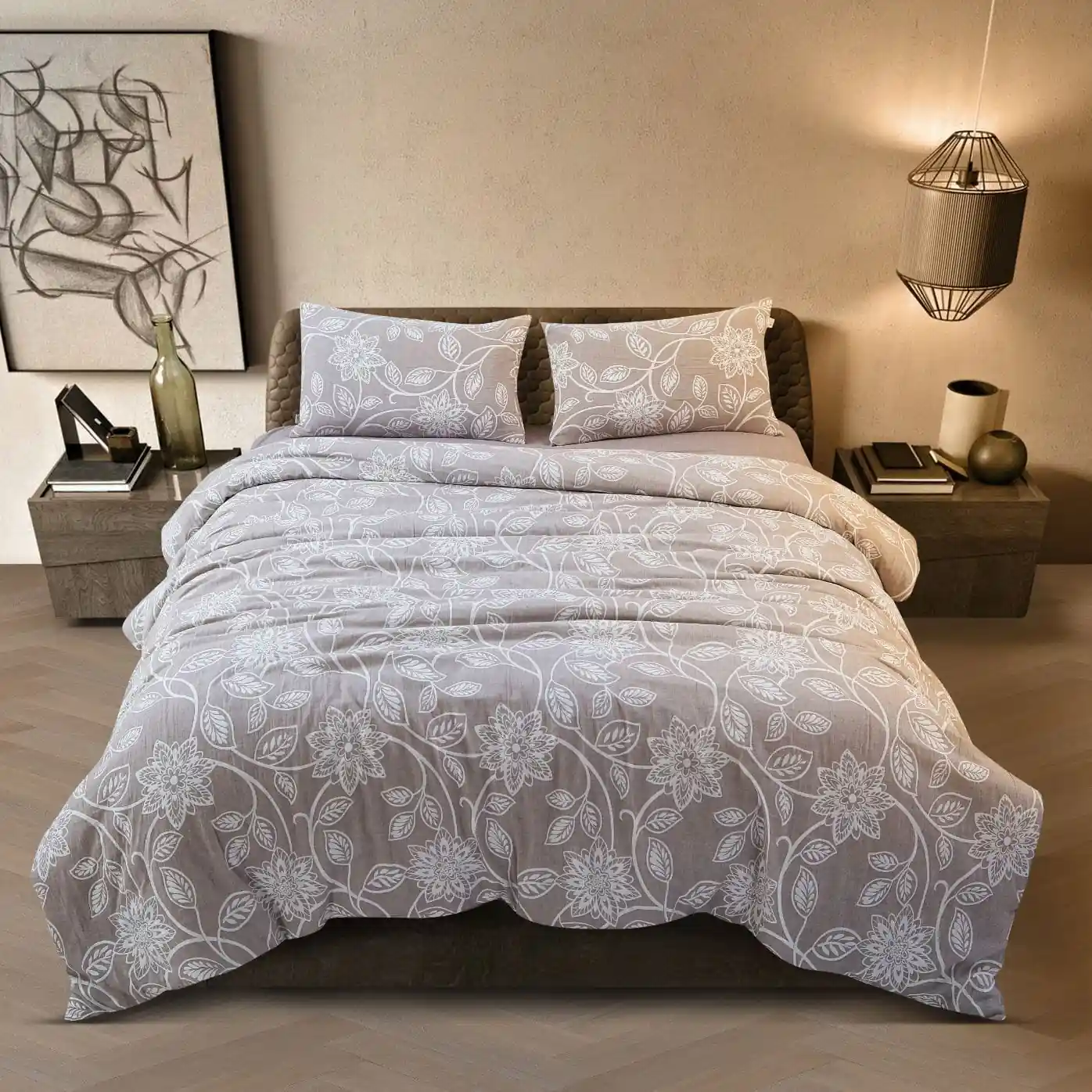 100 % Washed Cotton Breathable Bedding Set| 100 % Cotton Bedding Set - Image 29