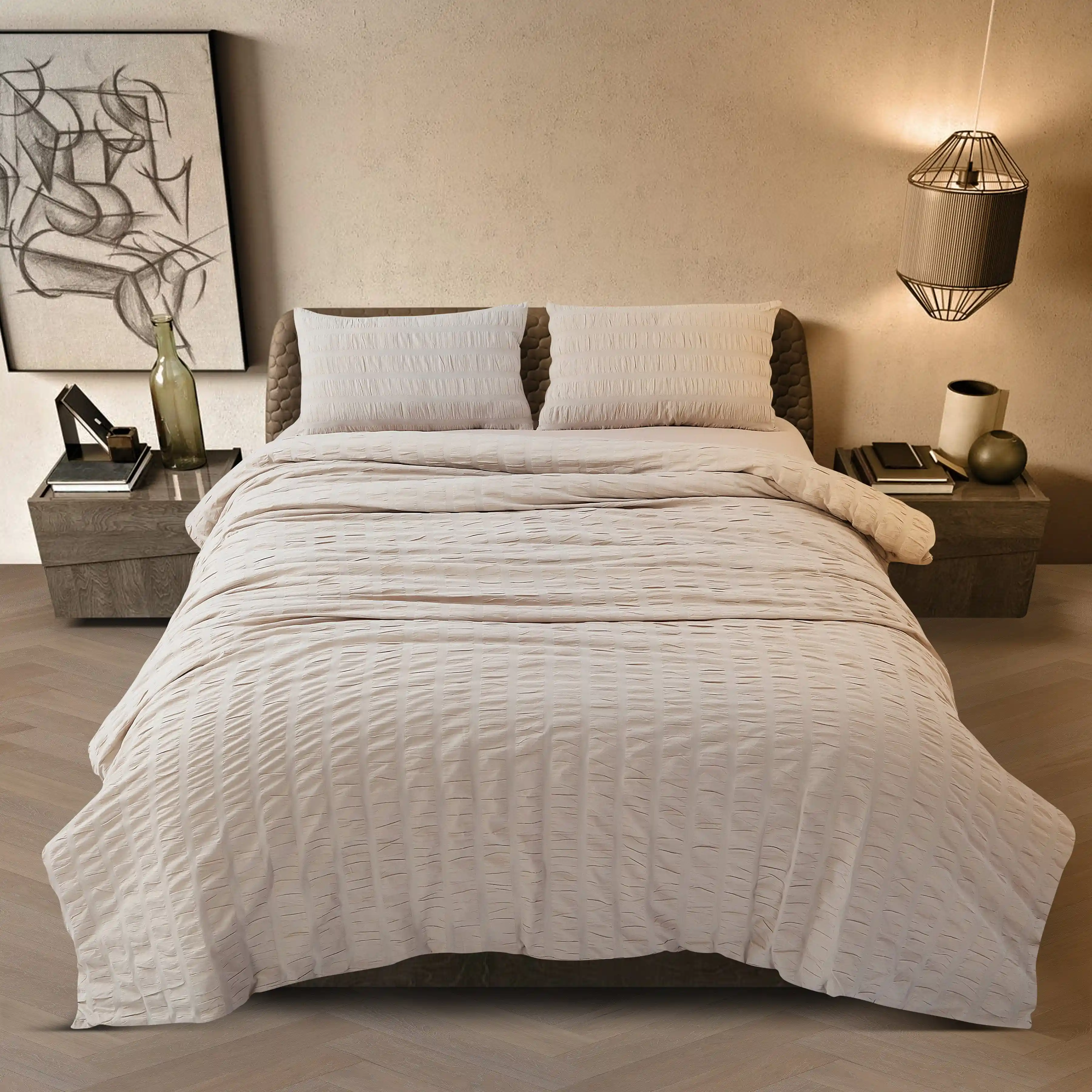 100 % Washed Cotton Breathable Bedding Set| 100 % Cotton Bedding Set - Image 5