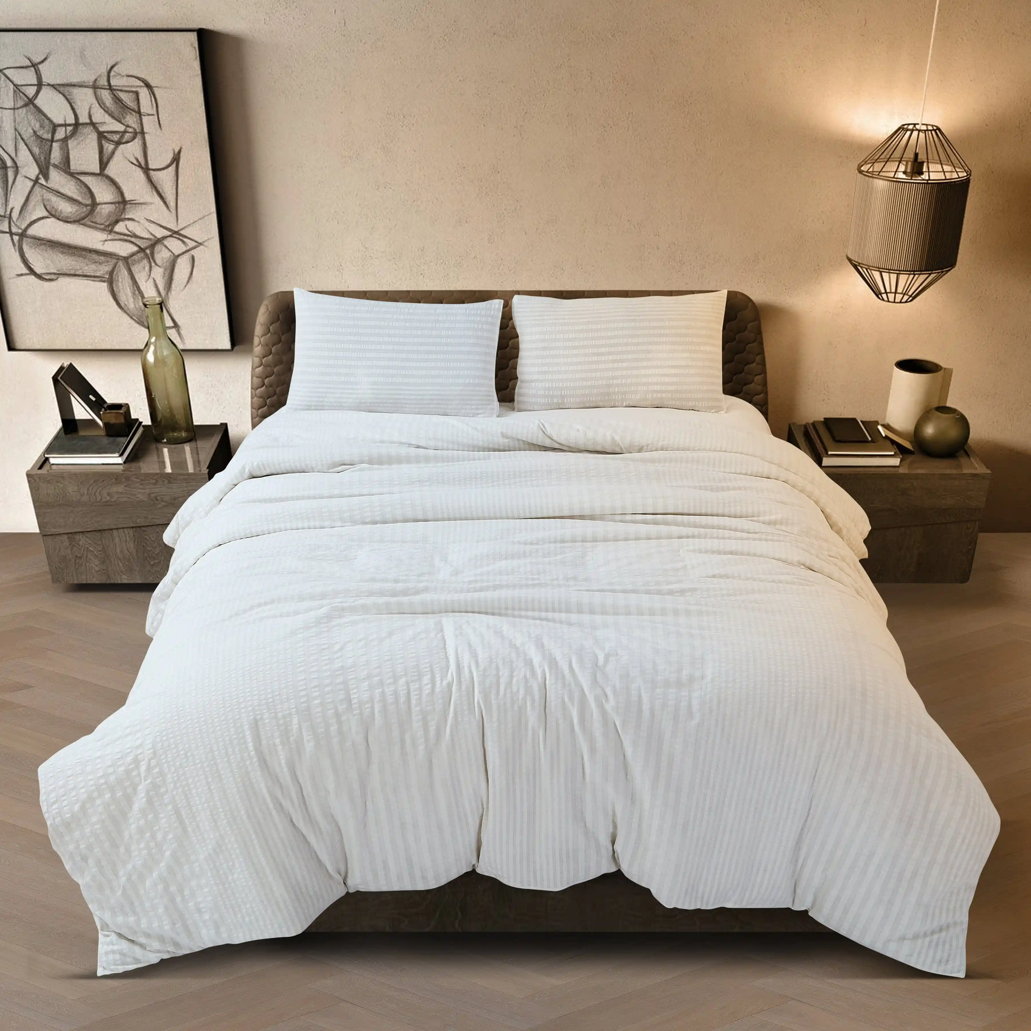 100 % Washed Cotton Breathable Bedding Set| 100 % Cotton Bedding Set - Image 6