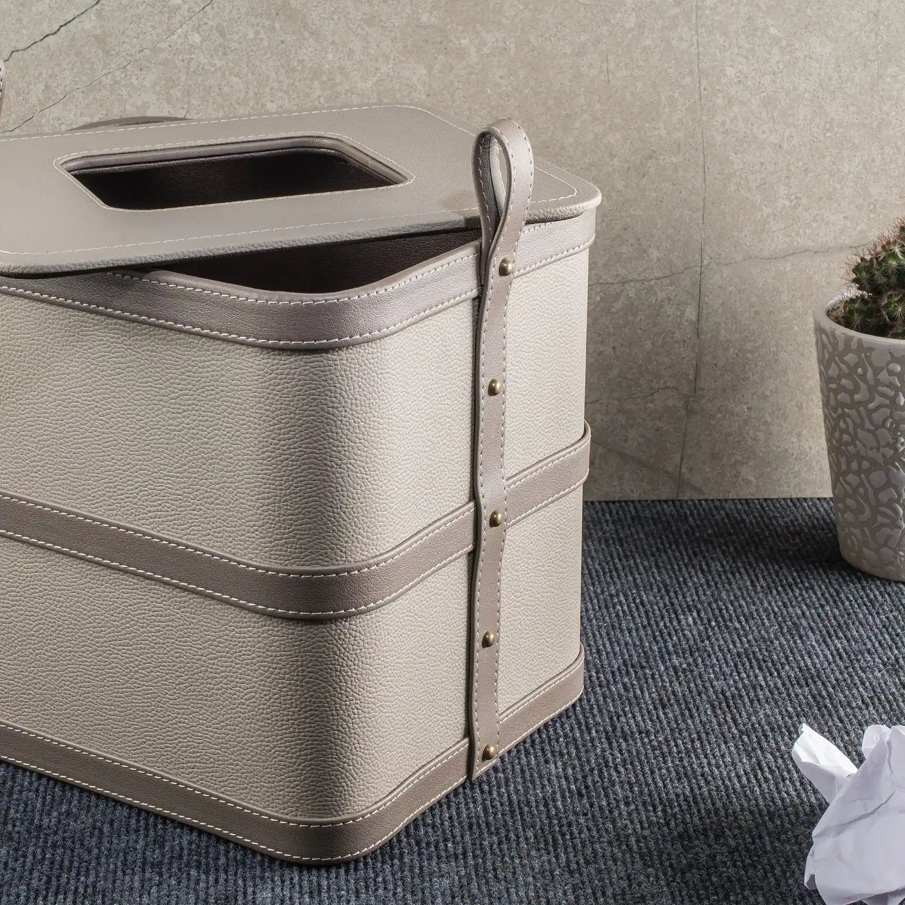 Leather Dustbin - Image 5