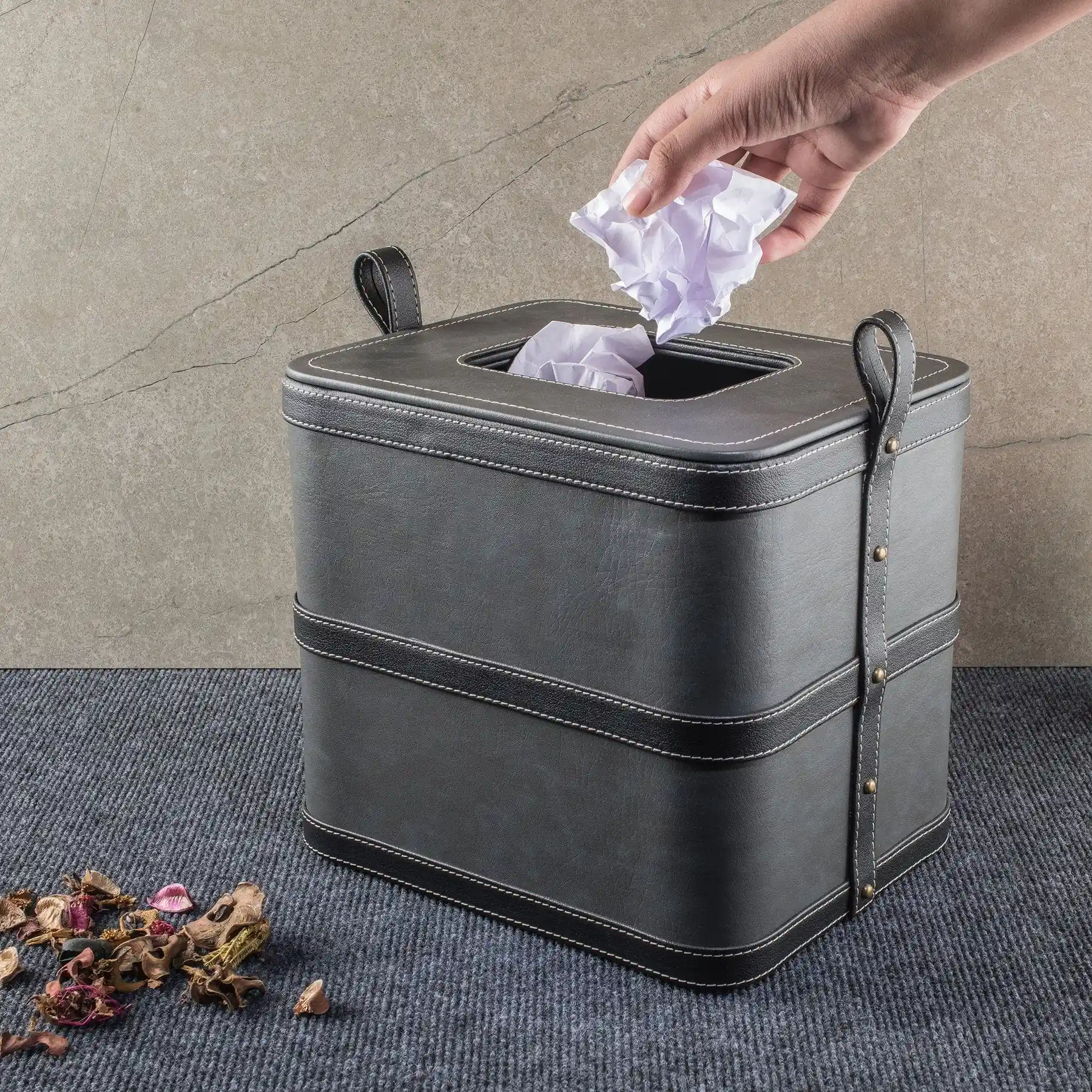 Leather Dustbin - Image 8
