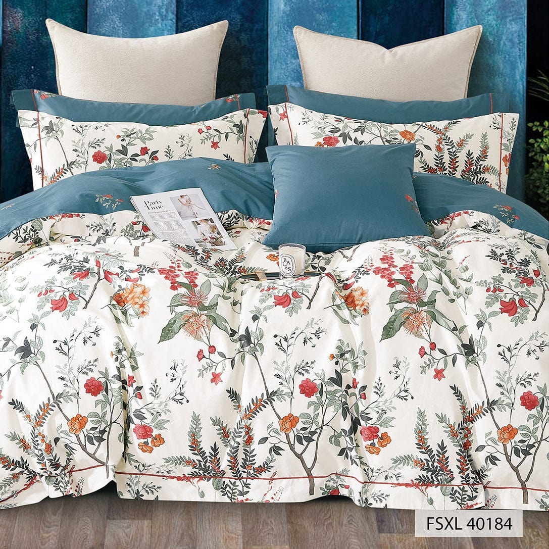 350 Tc Cotton Prints Bedding Collection | Super King Size Bedsheets - Image 4