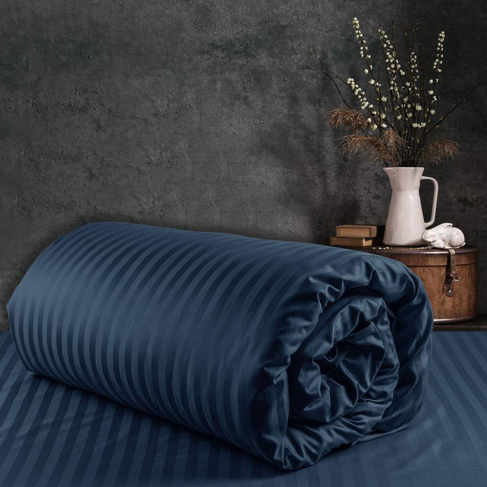 750 Tc Italian Jcq Stripe 100% Cotton |  Cotton Bedding Sets - Image 4