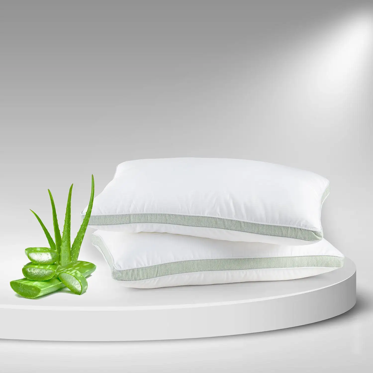 Aloevera Gel Coated Anti Allergic Pillow - Image 12