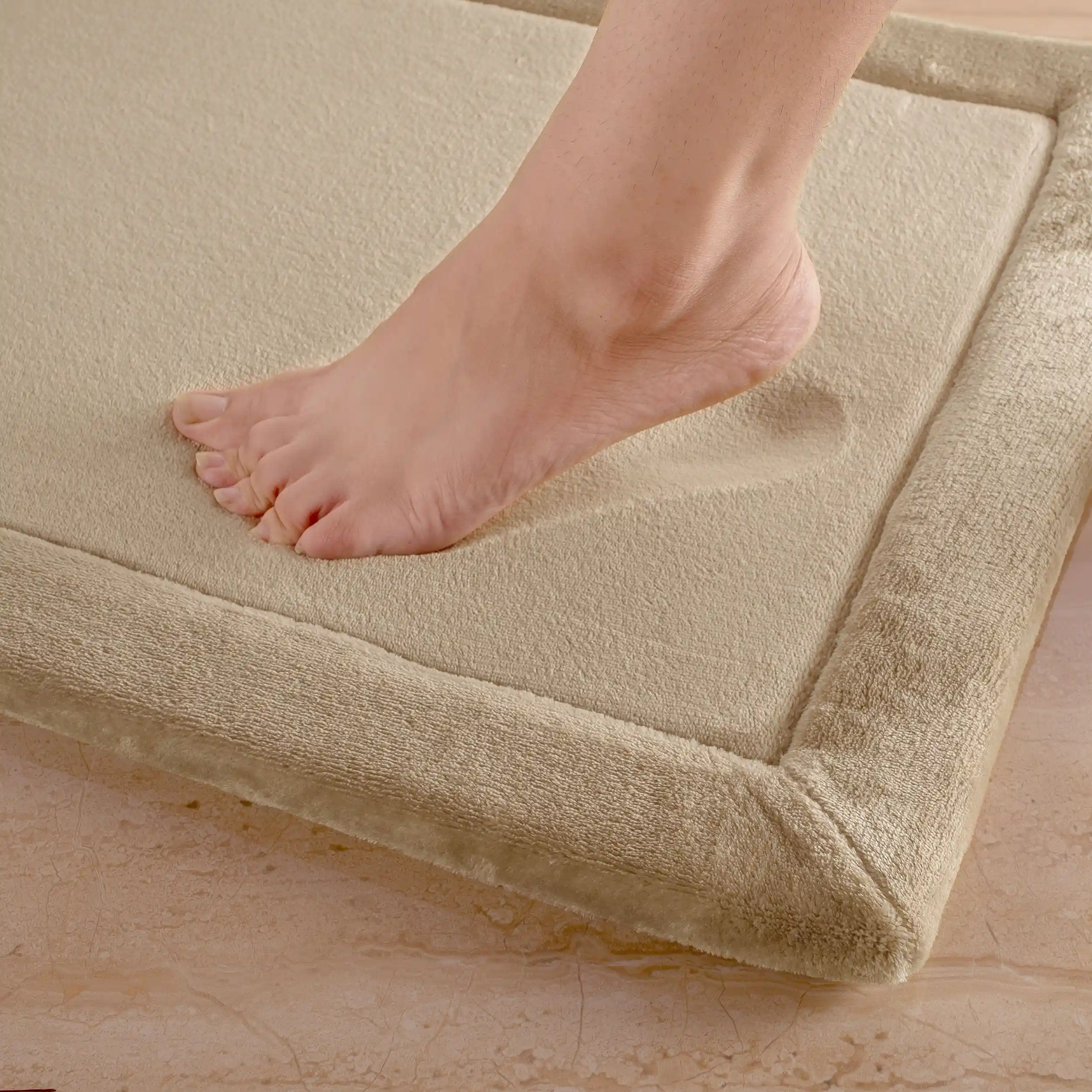 Anti Skid Memory Foam Bath Carpets | Cotton Bathmat - Image 11