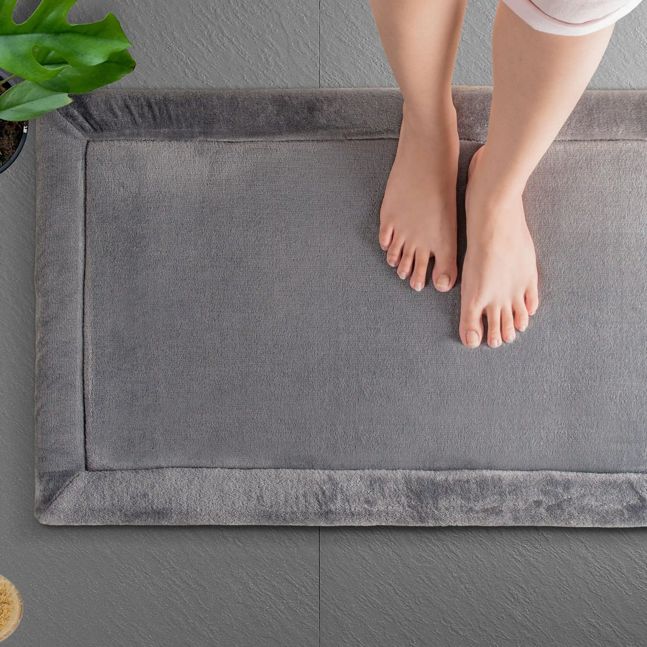 Anti Skid Memory Foam Bath Carpets | Cotton Bathmat - Image 23