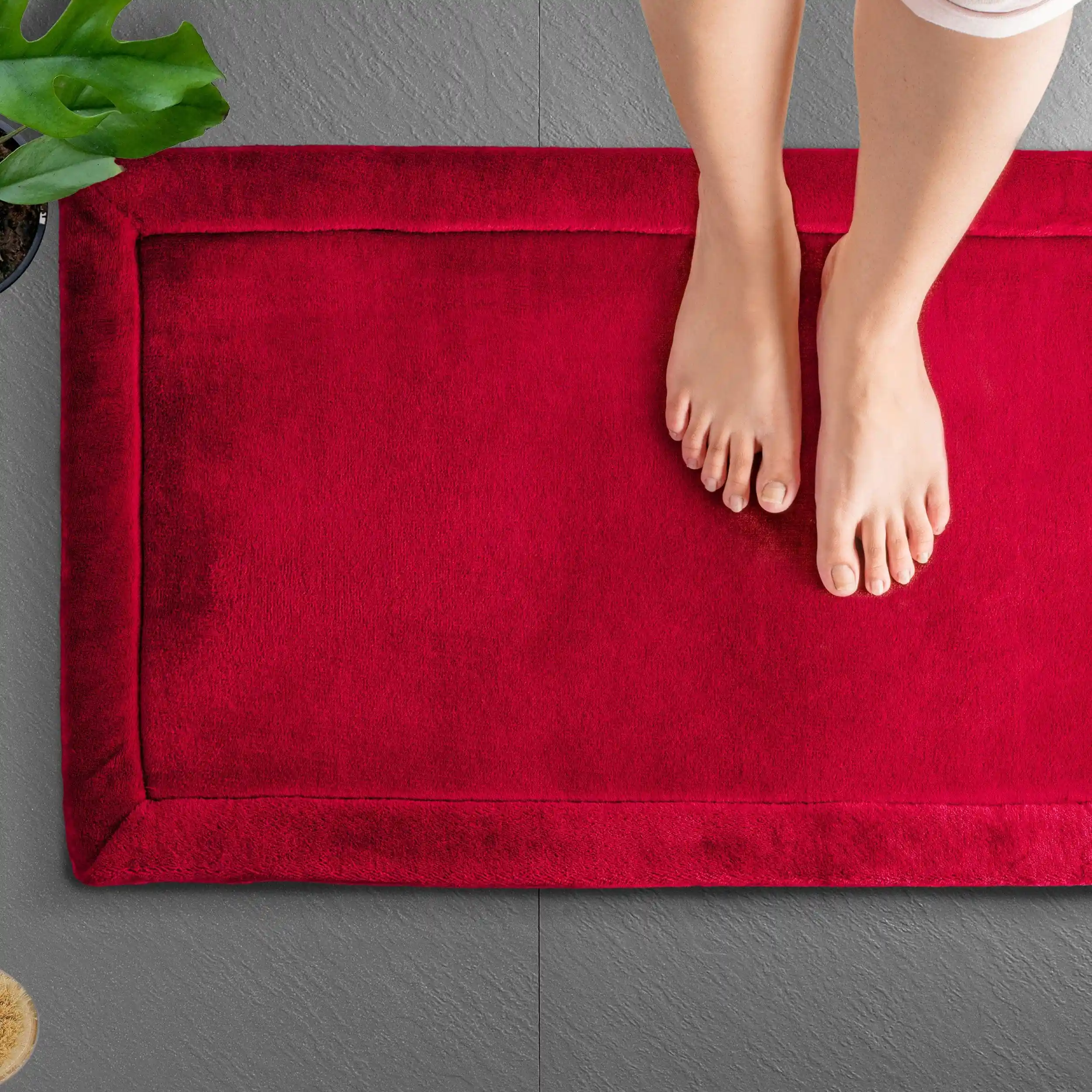 Anti Skid Memory Foam Bath Carpets | Cotton Bathmat - Image 36