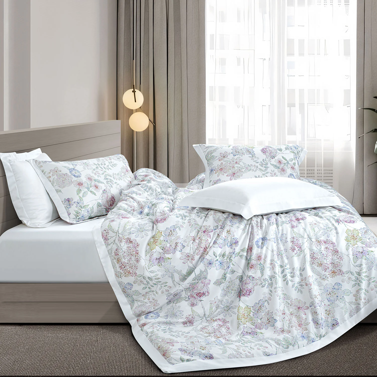 Bamboo Cotton Printed Bedsheet - Image 52