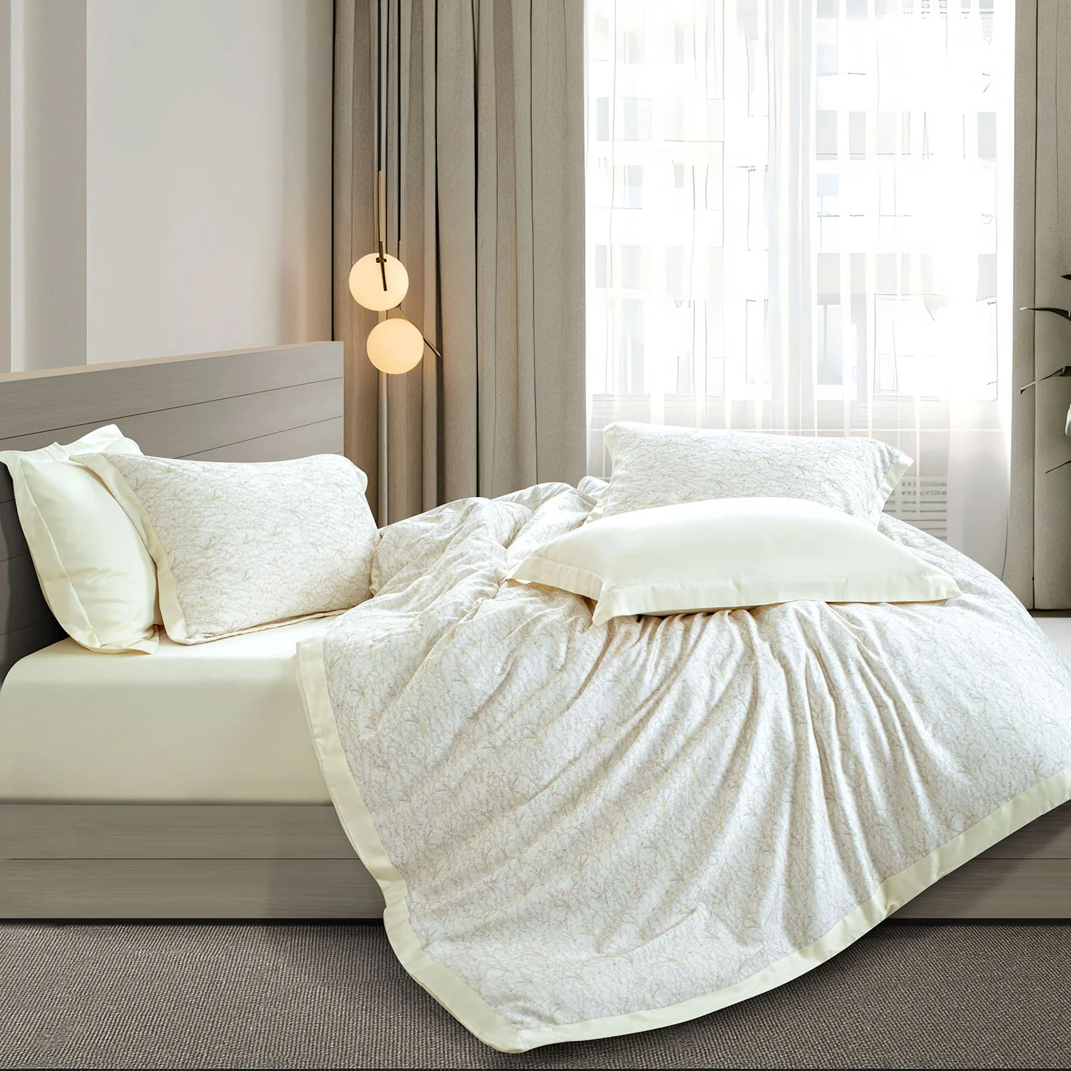 Bamboo Cotton Printed Bedsheet - Image 70