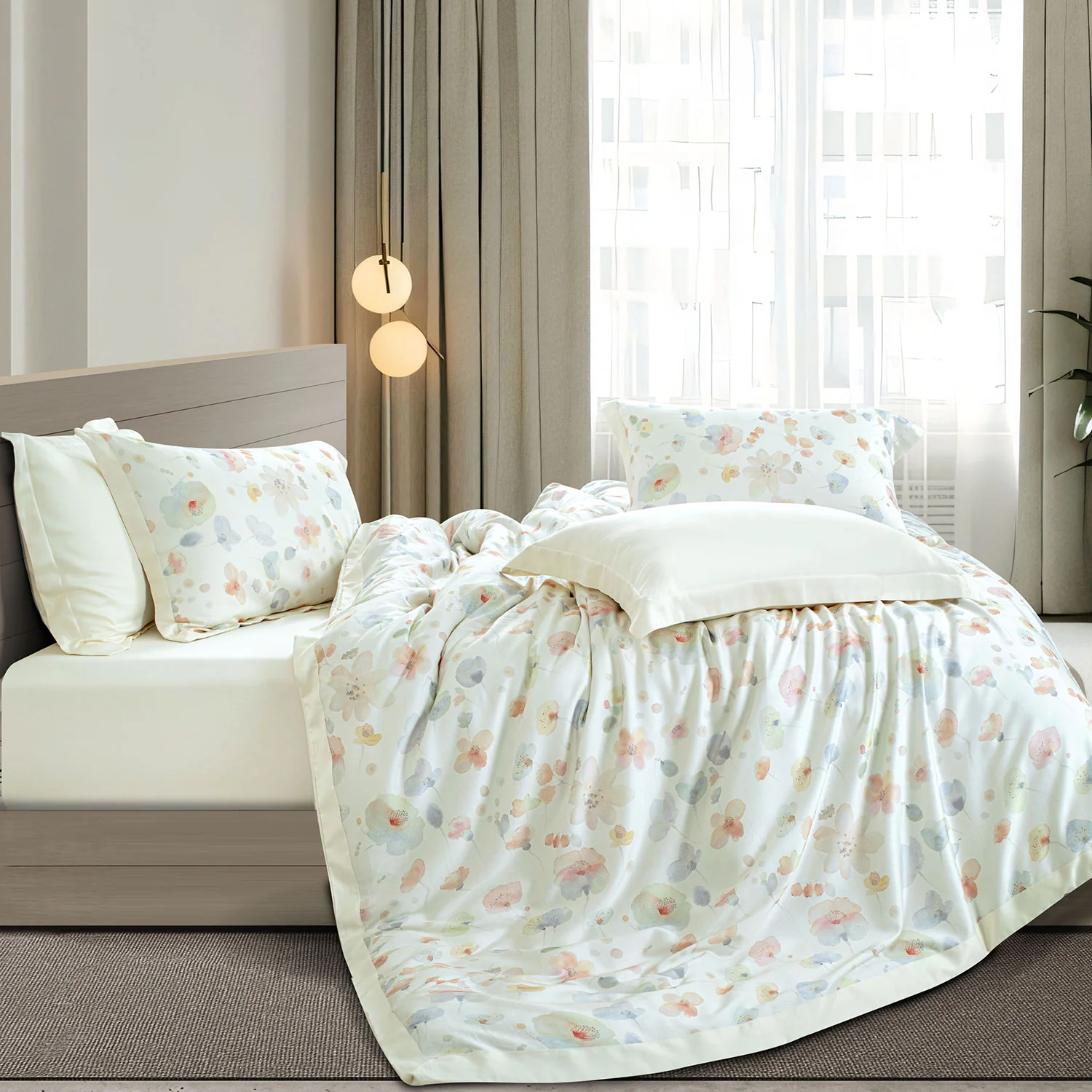 Bamboo Cotton Printed Bedsheet - Image 76