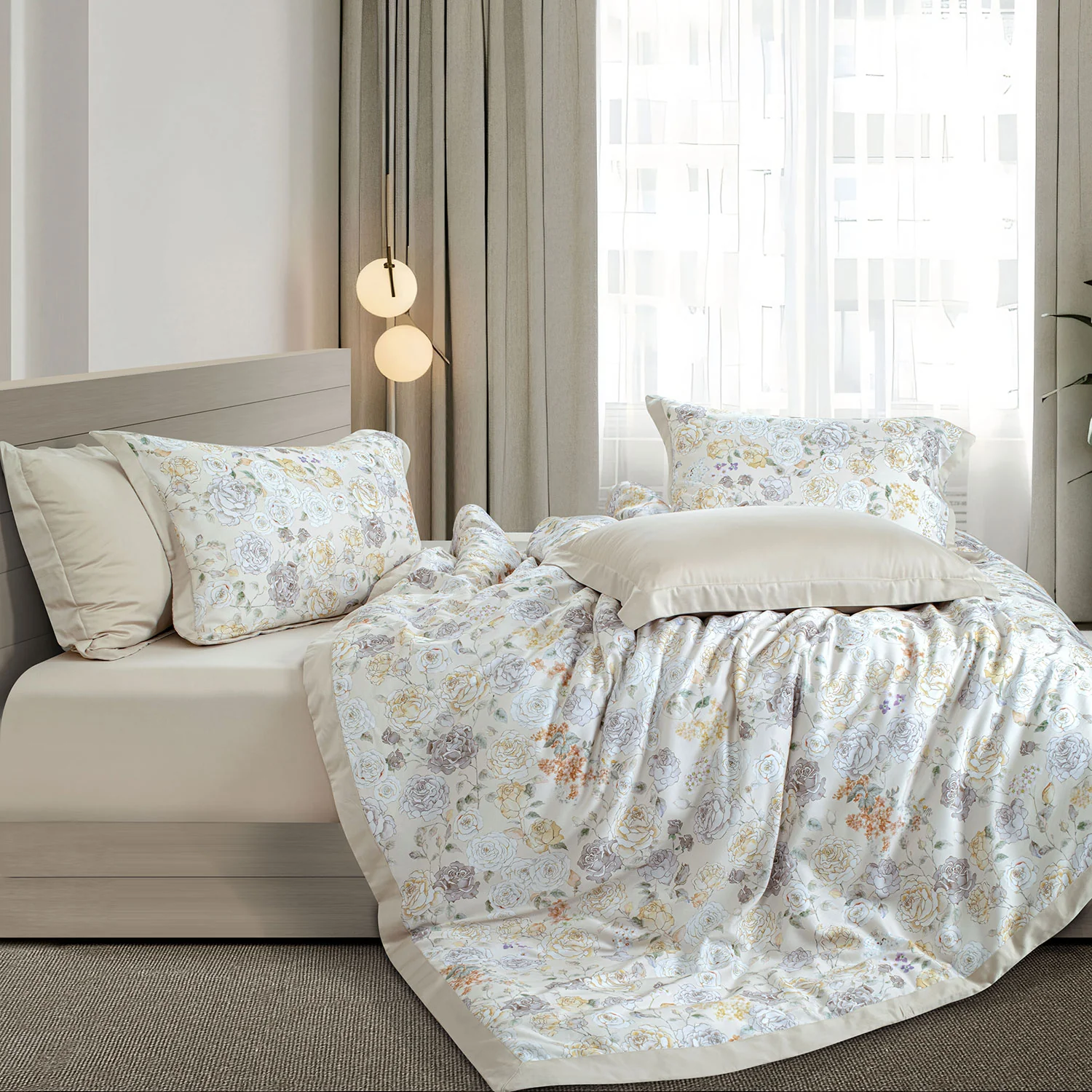 Bamboo Cotton Printed Bedsheet - Image 94