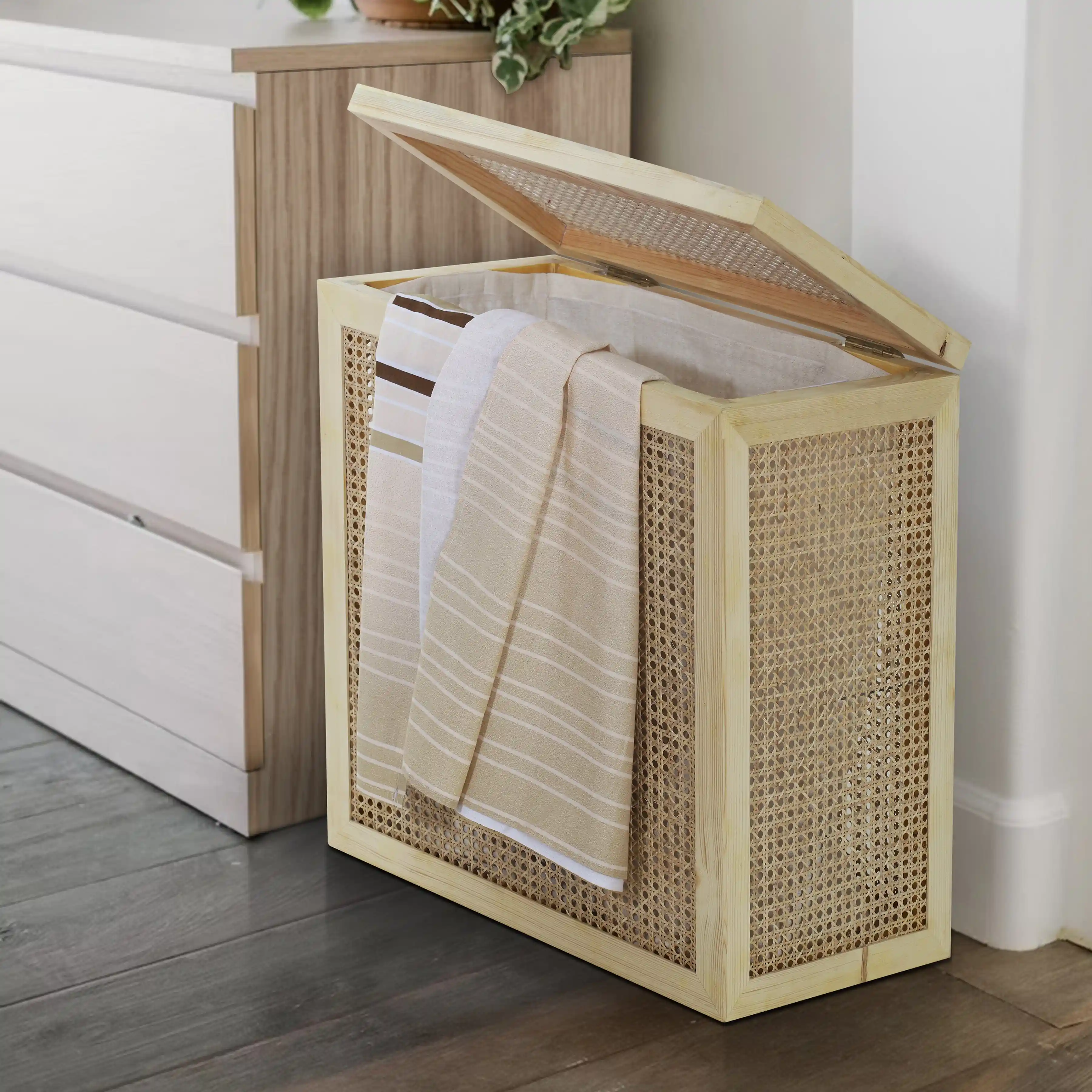 Bamboo Wicker  Laundry Baskets - Image 4