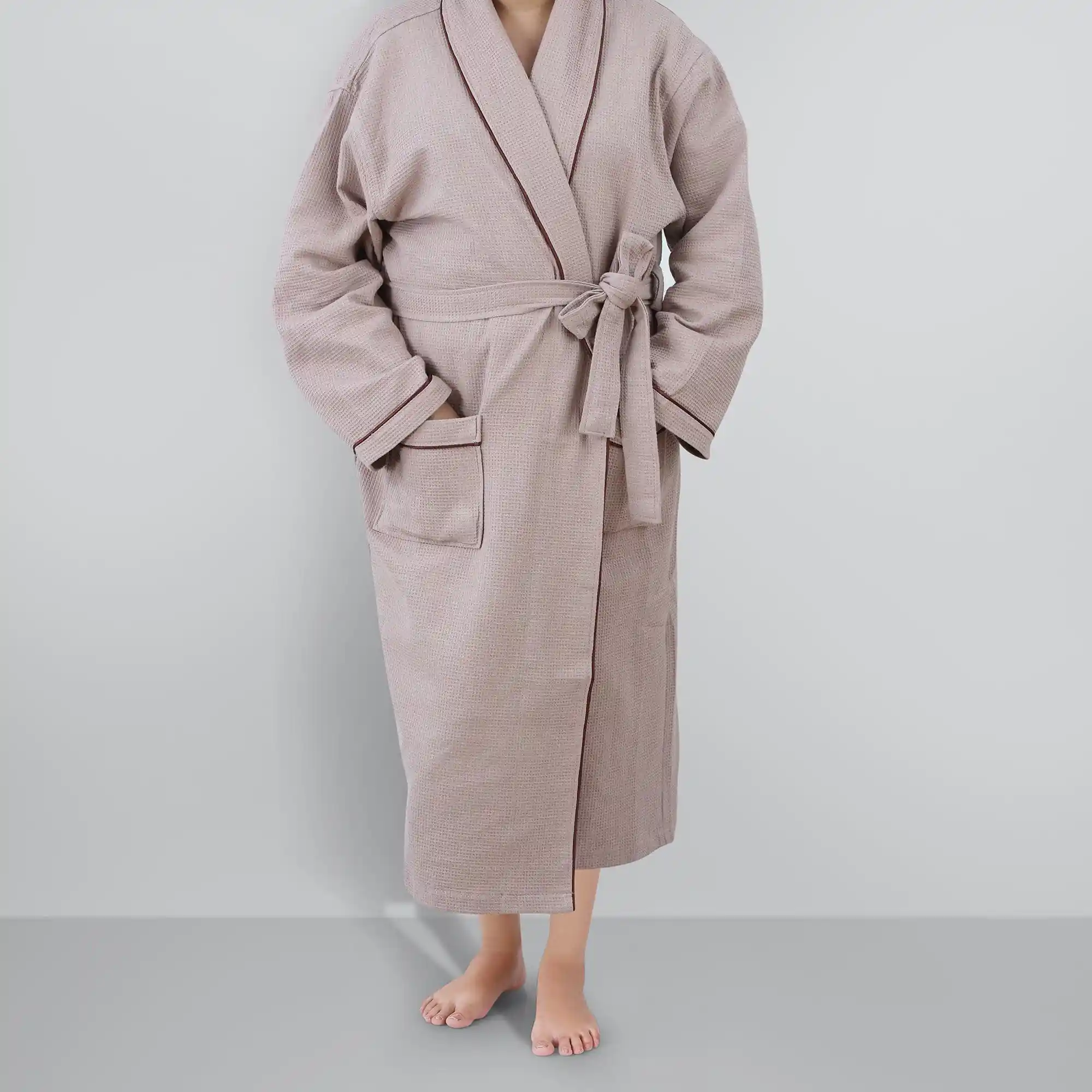 Cotton Waffle Bathrobe - Image 17