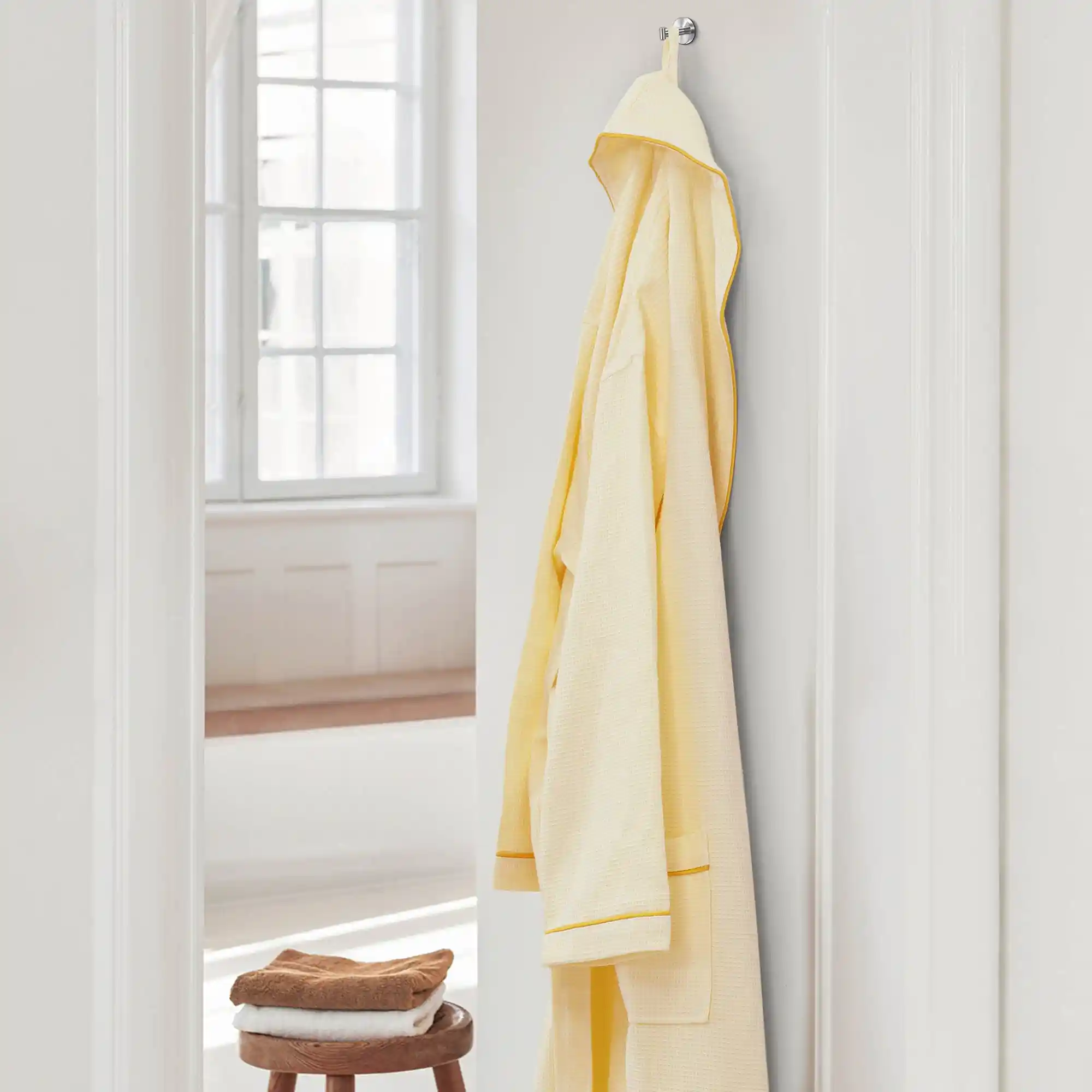 Cotton Waffle Bathrobe - Image 20