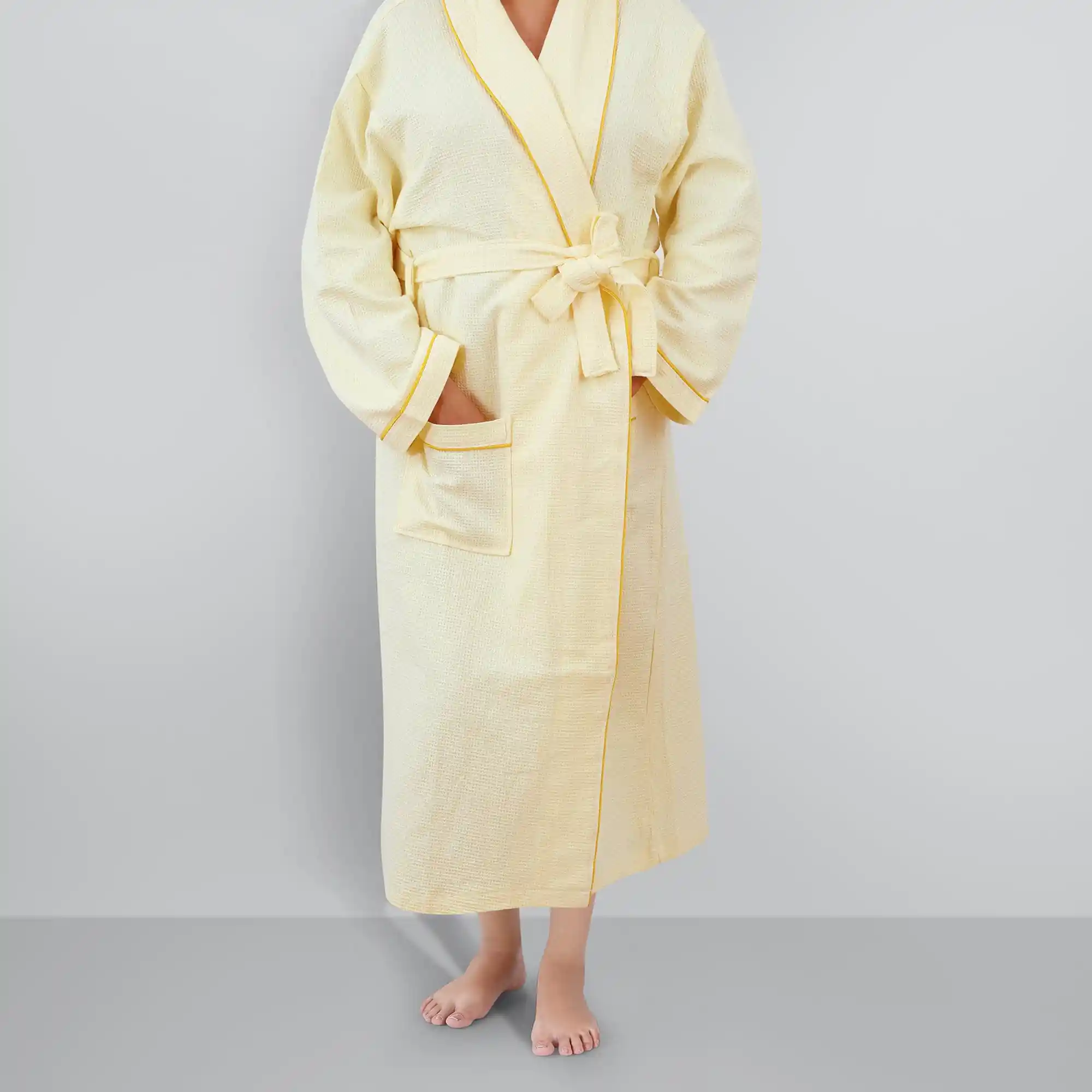 Cotton Waffle Bathrobe - Image 22