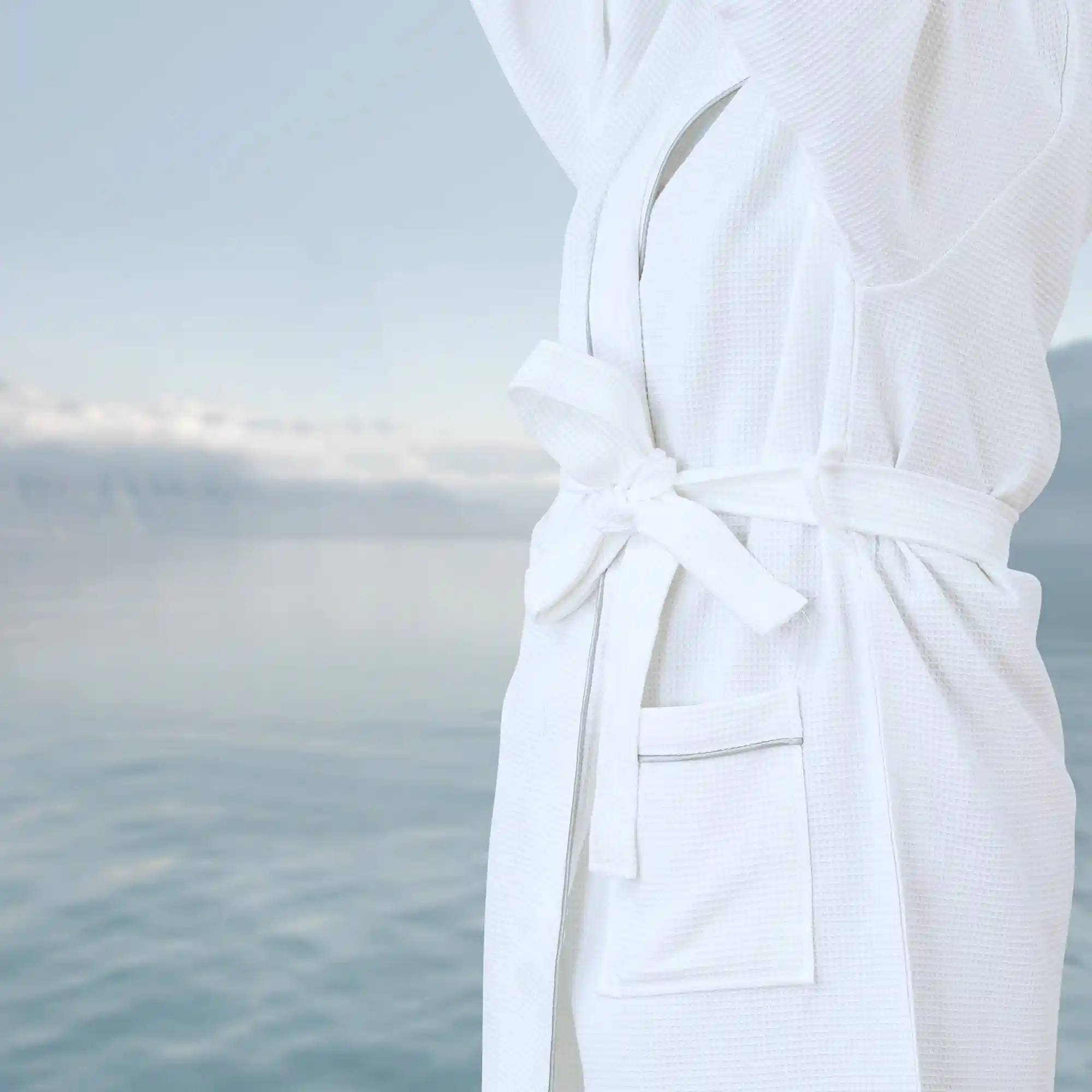 Cotton Waffle Bathrobe - Image 26