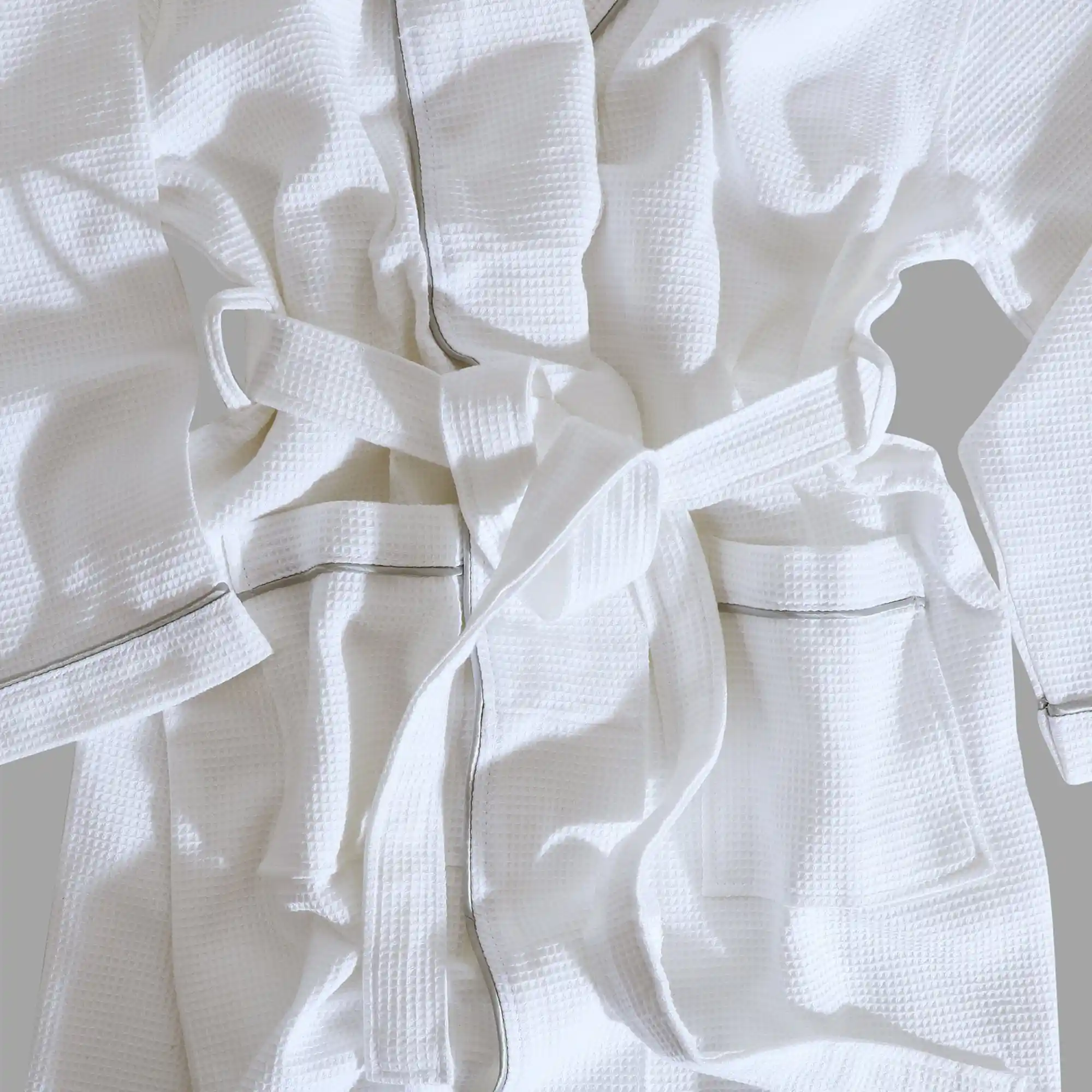 Cotton Waffle Bathrobe - Image 29