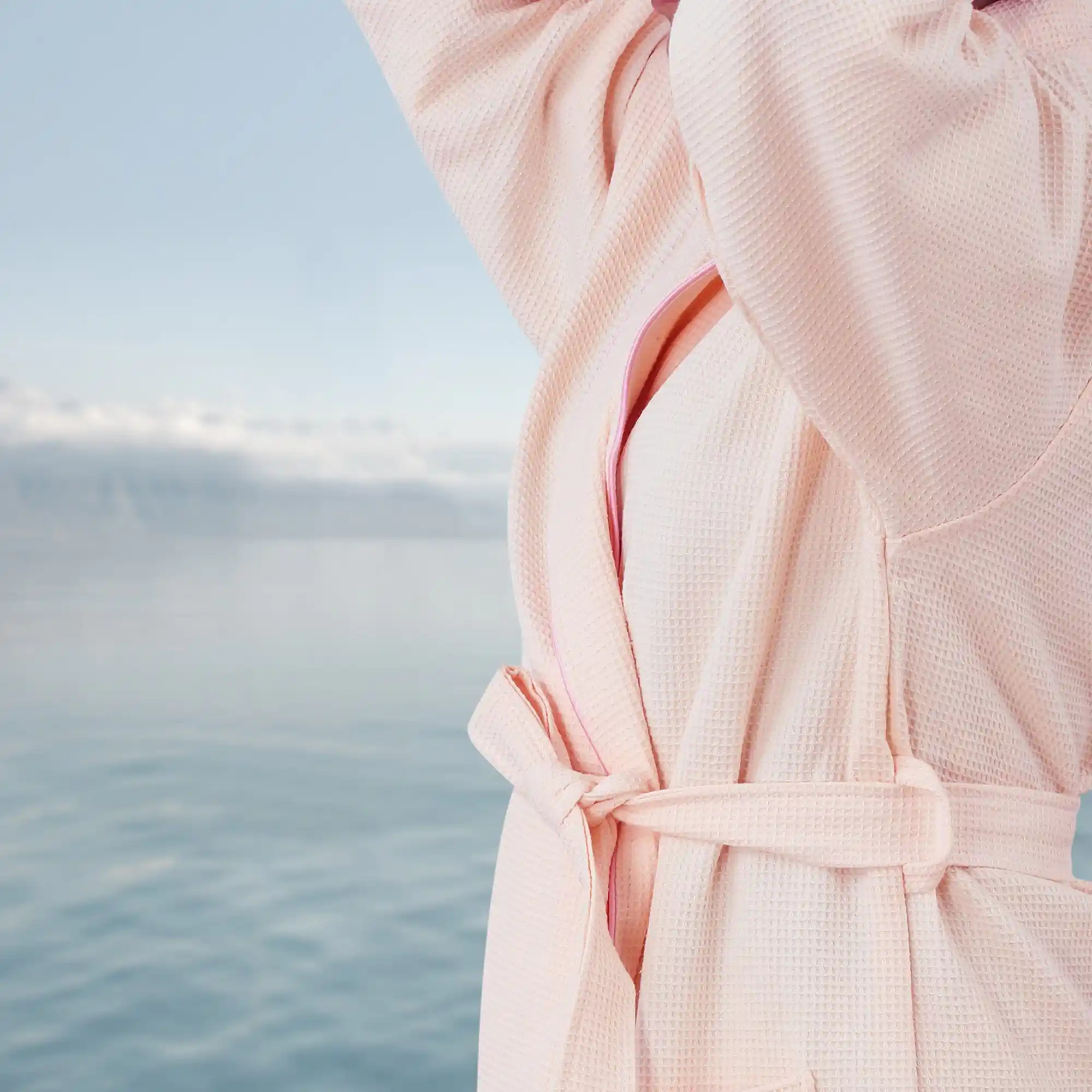 Cotton Waffle Bathrobe - Image 5