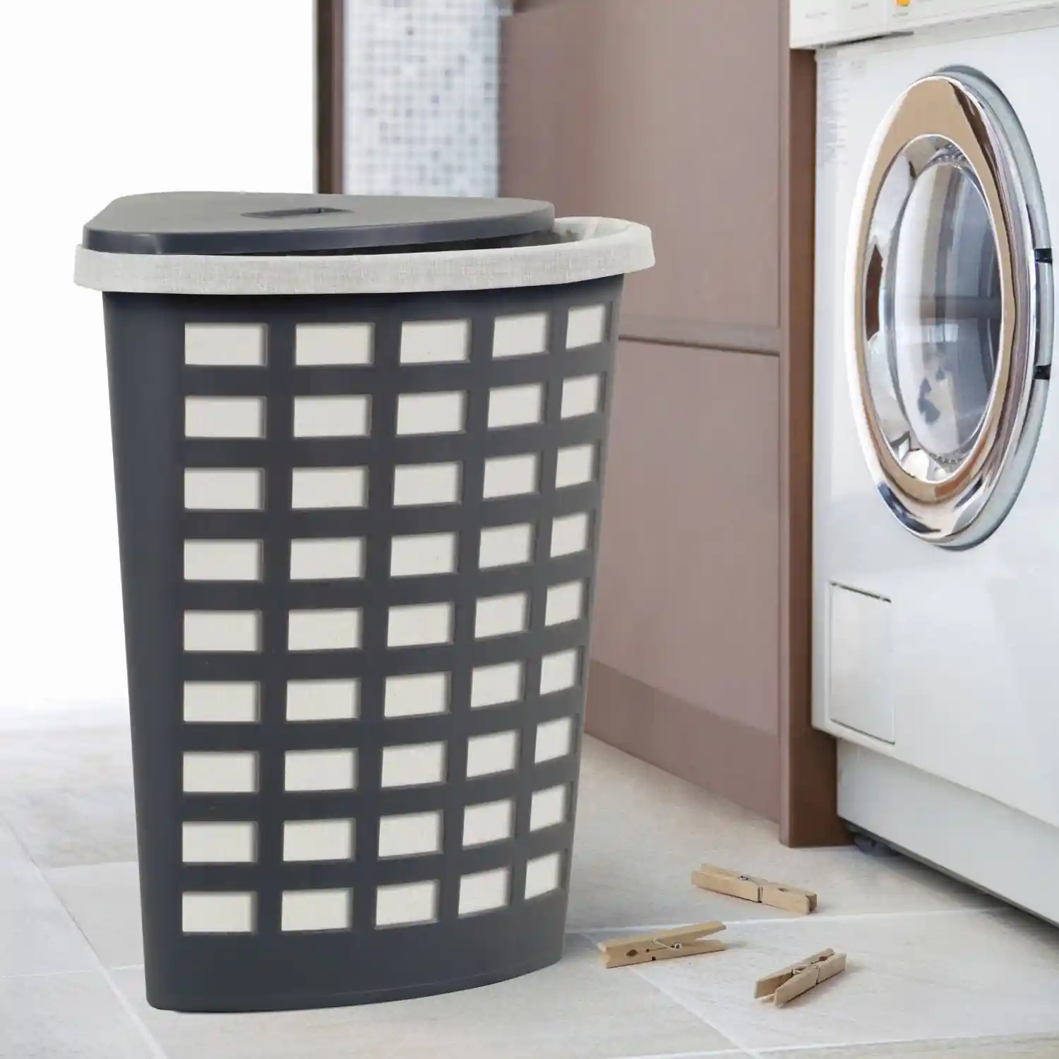 Boston Laundry Hamper 54 Litres - Image 4