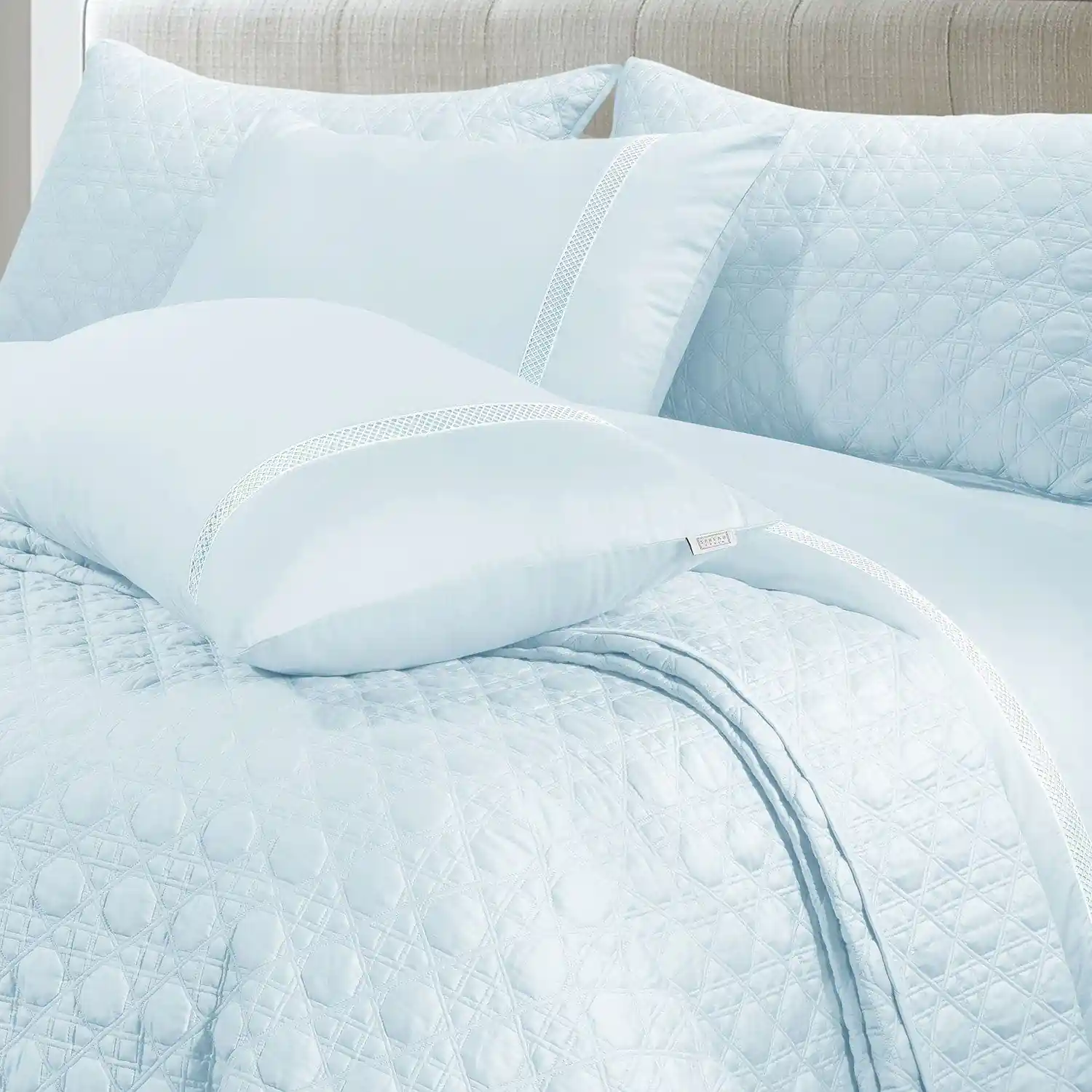 Botanic Mist Bedcover 3Pc Set | Cotton Bedcovers - Image 13