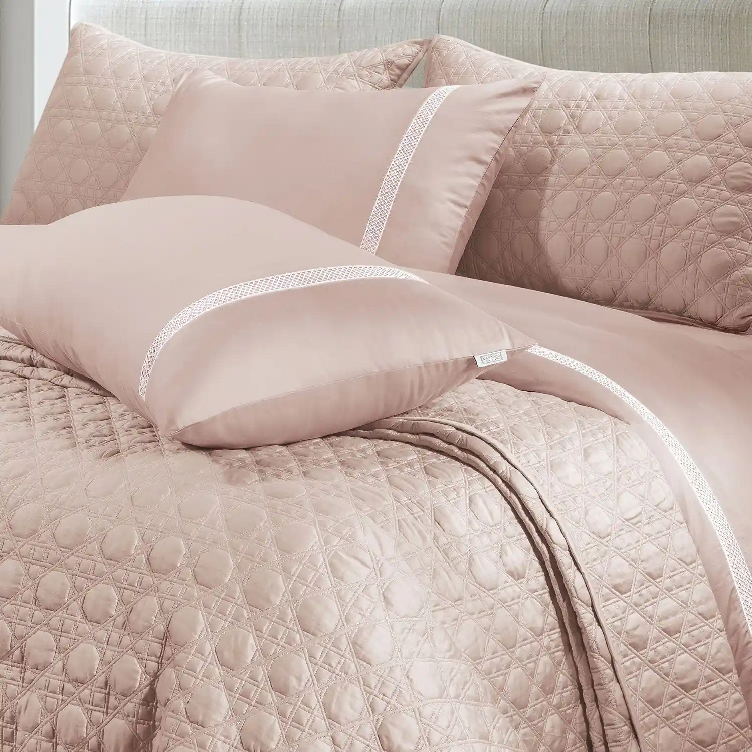 Botanic Mist Bedcover 3Pc Set | Cotton Bedcovers - Image 19