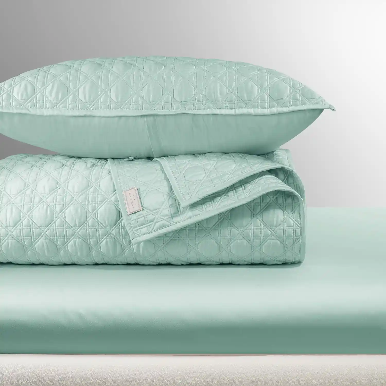 Botanic Mist Bedcover 3Pc Set | Cotton Bedcovers - Image 23