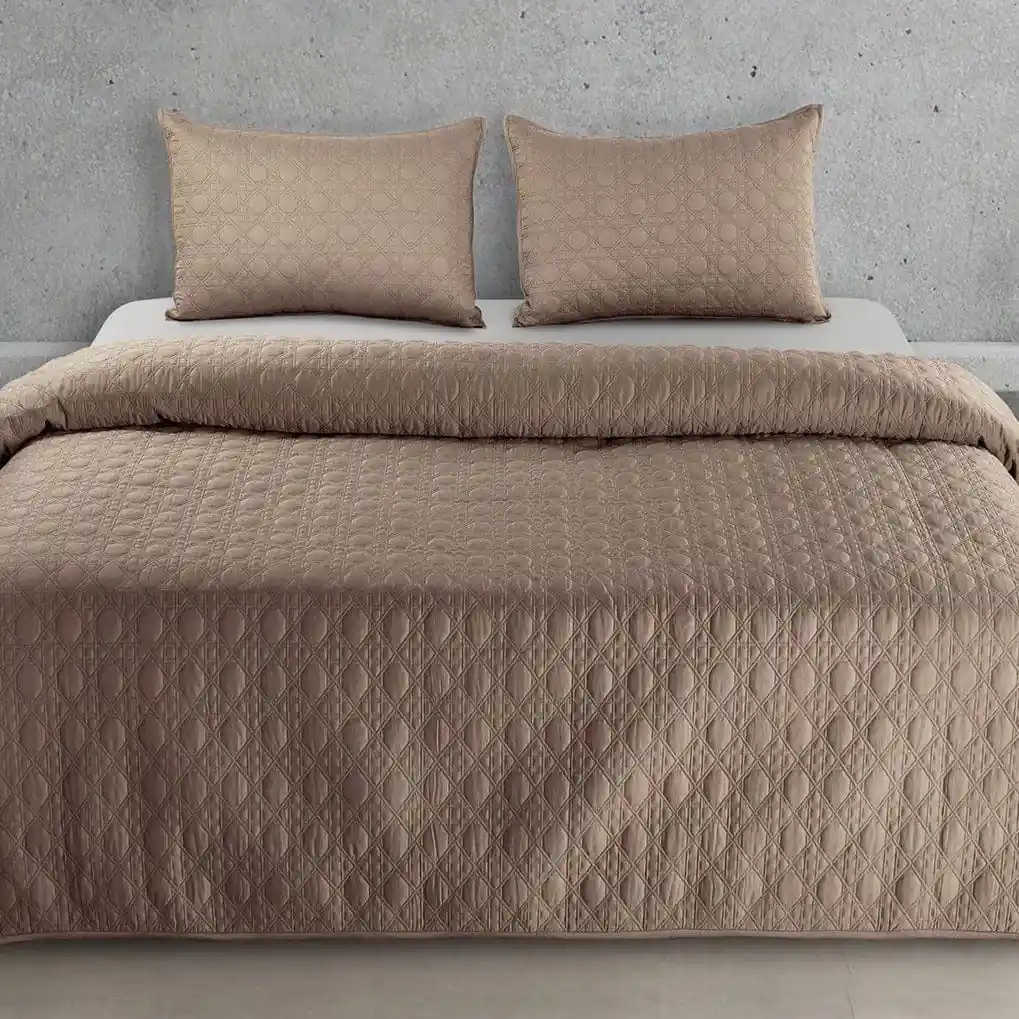 Botanic Mist Bedcover 3Pc Set | Cotton Bedcovers - Image 29