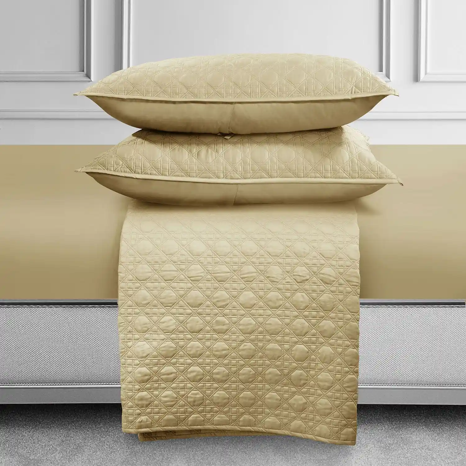 Botanic Mist Bedcover 3Pc Set | Cotton Bedcovers - Image 49