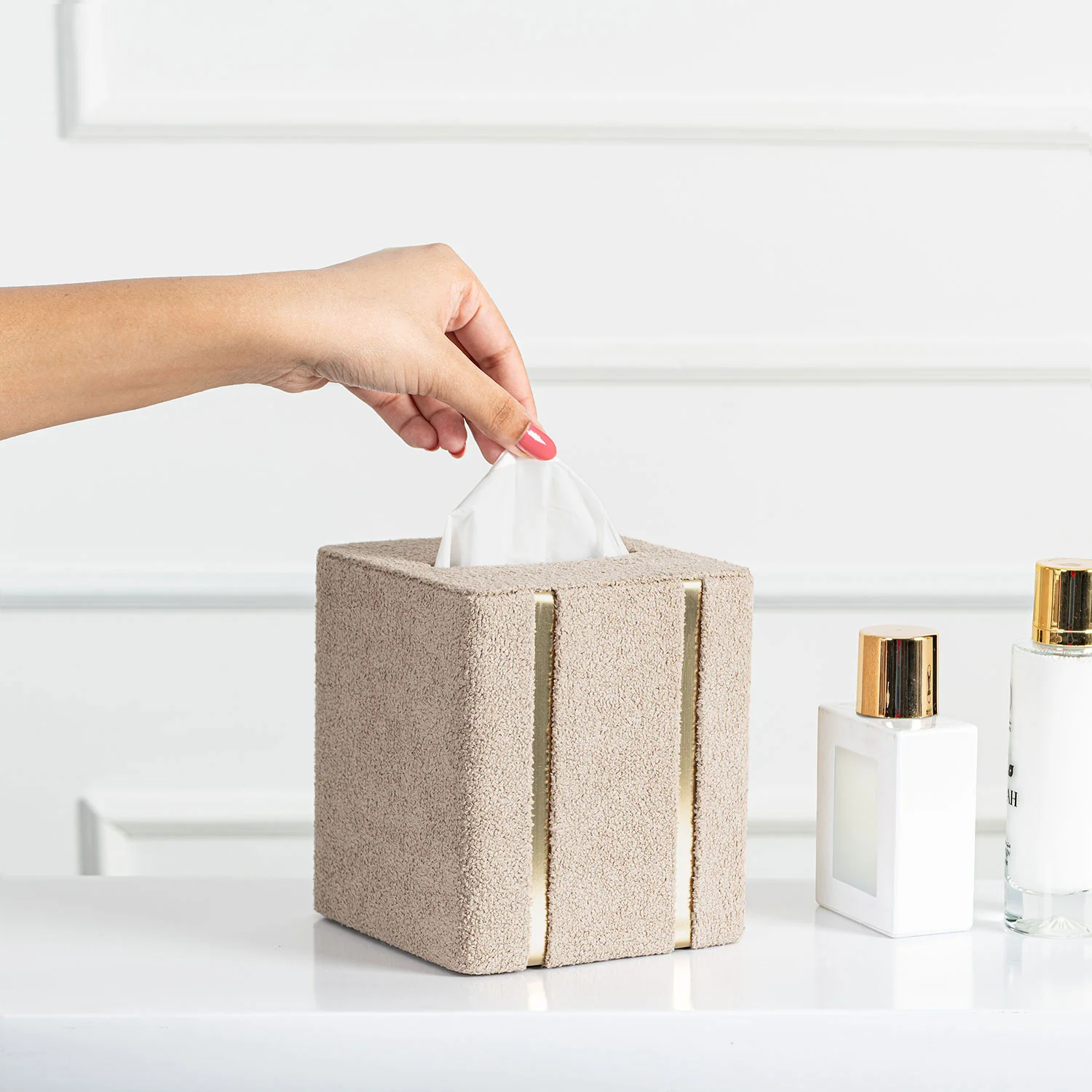 French Boucle Metal Handcrafted Storage Collection - Image 3