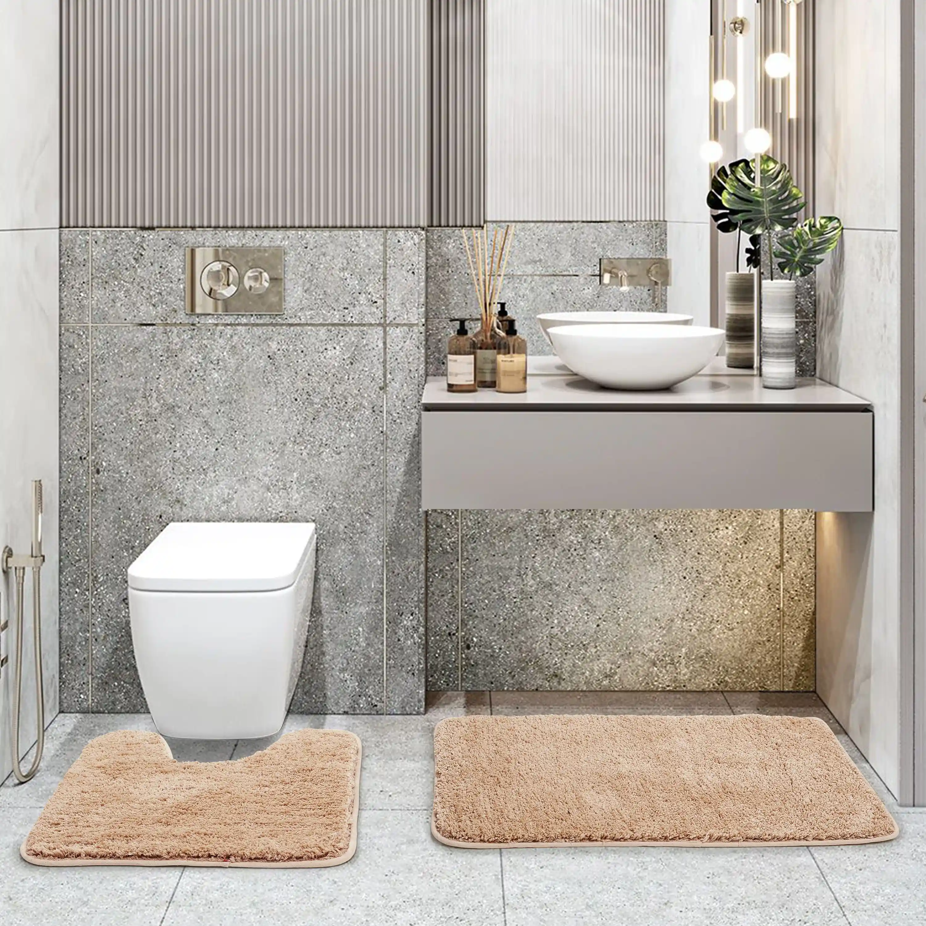 Ultra Soft Microfiber Anti Skid Bathmats - Image 17