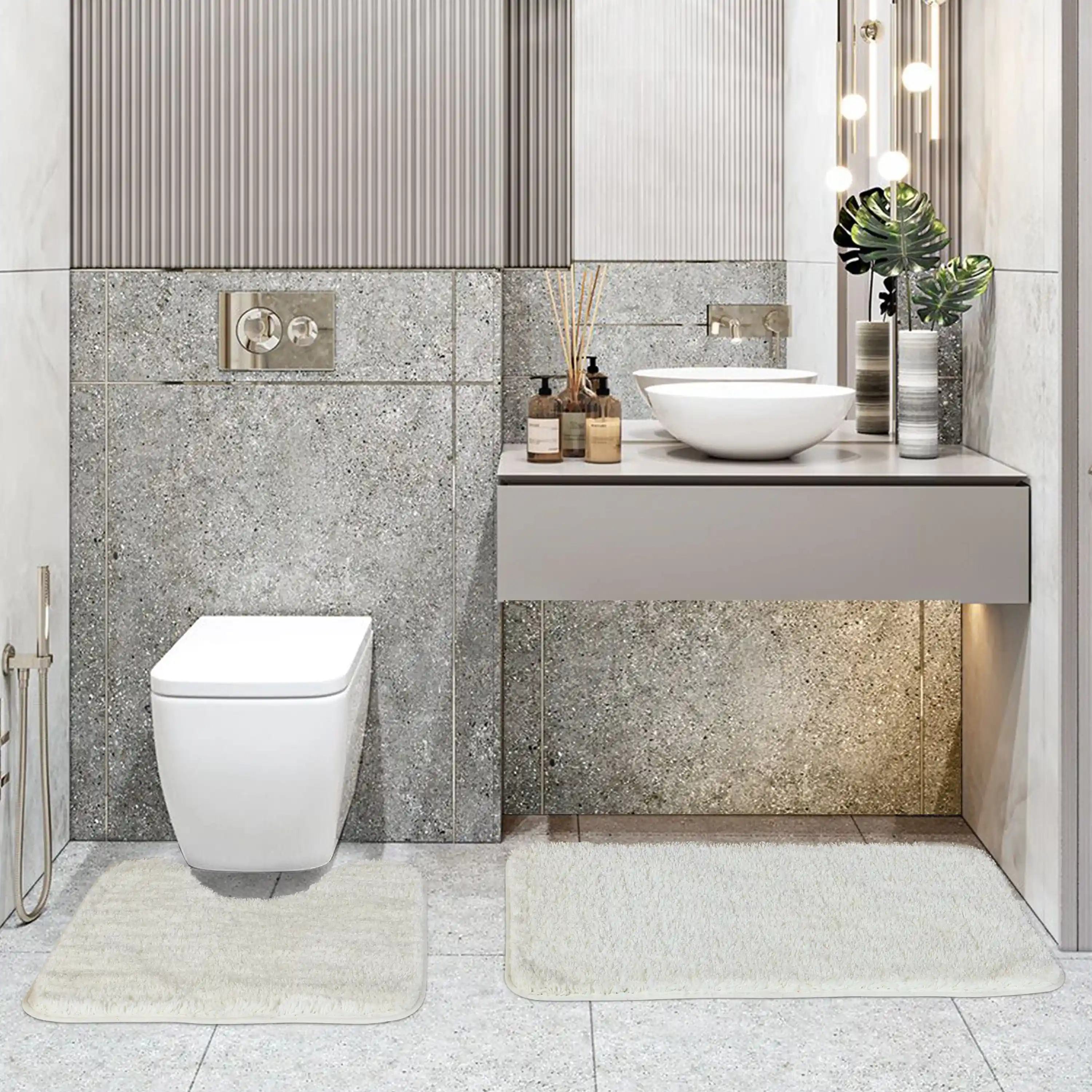 Ultra Soft Microfiber Anti Skid Bathmats - Image 22