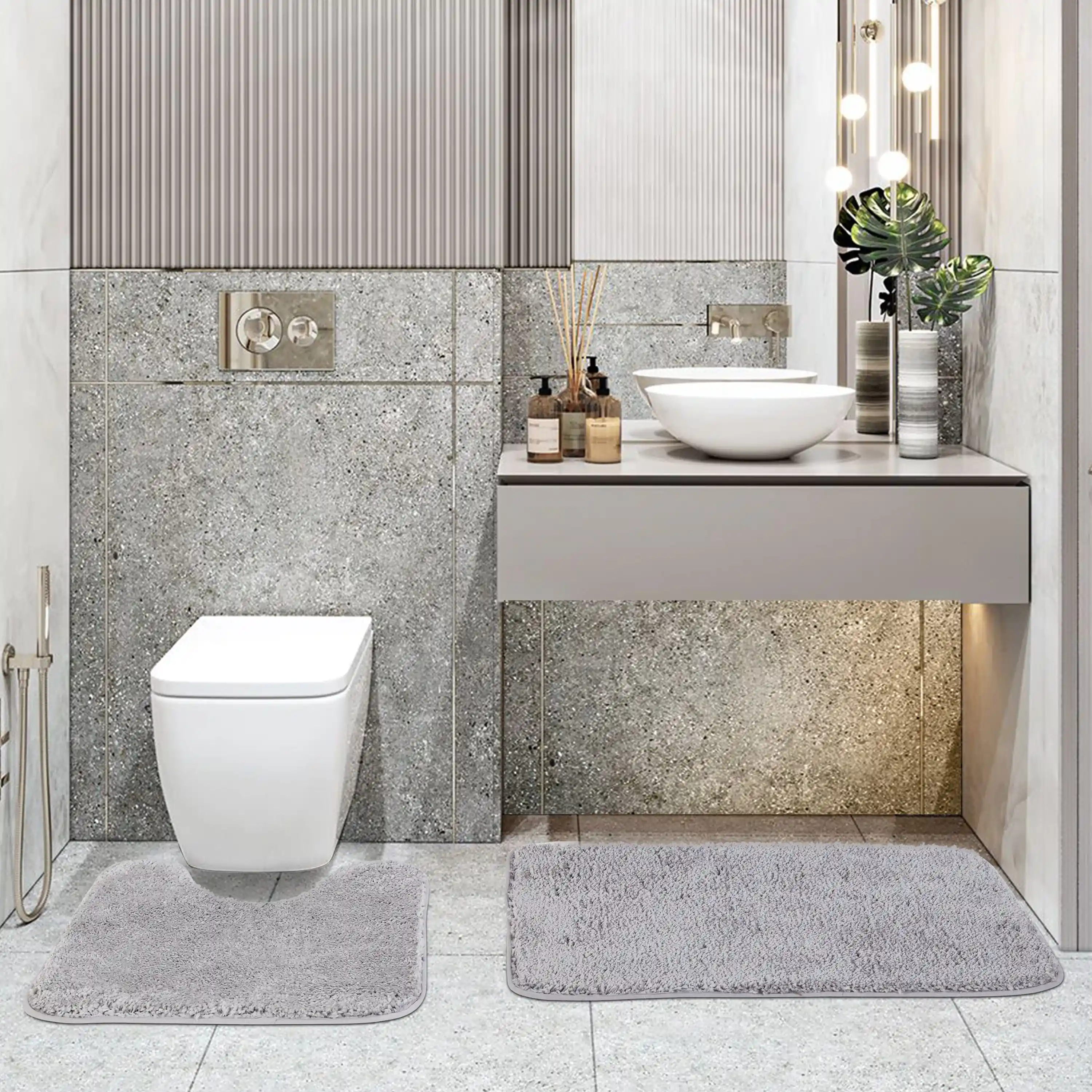 Ultra Soft Microfiber Anti Skid Bathmats - Image 24