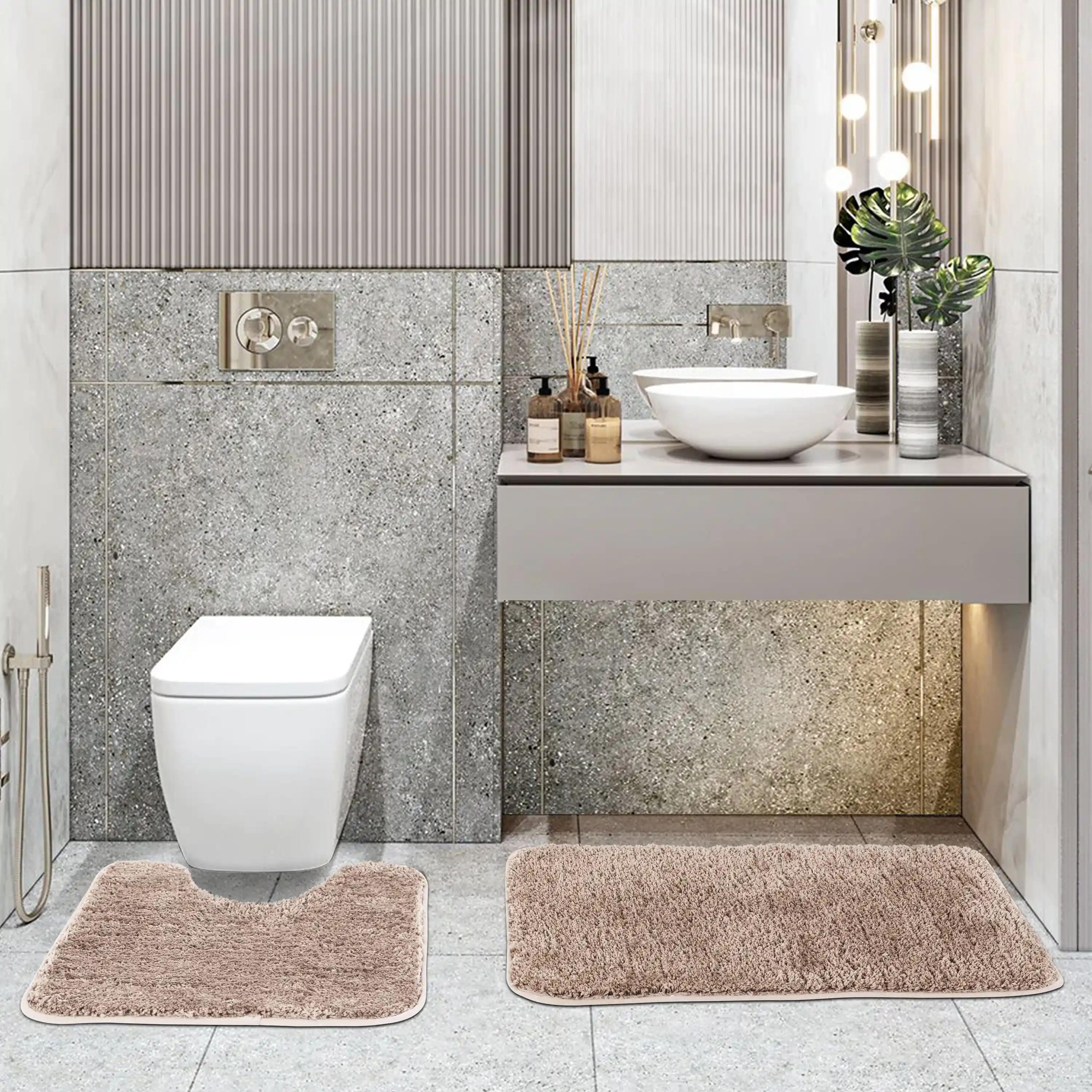 Ultra Soft Microfiber Anti Skid Bathmats - Image 47