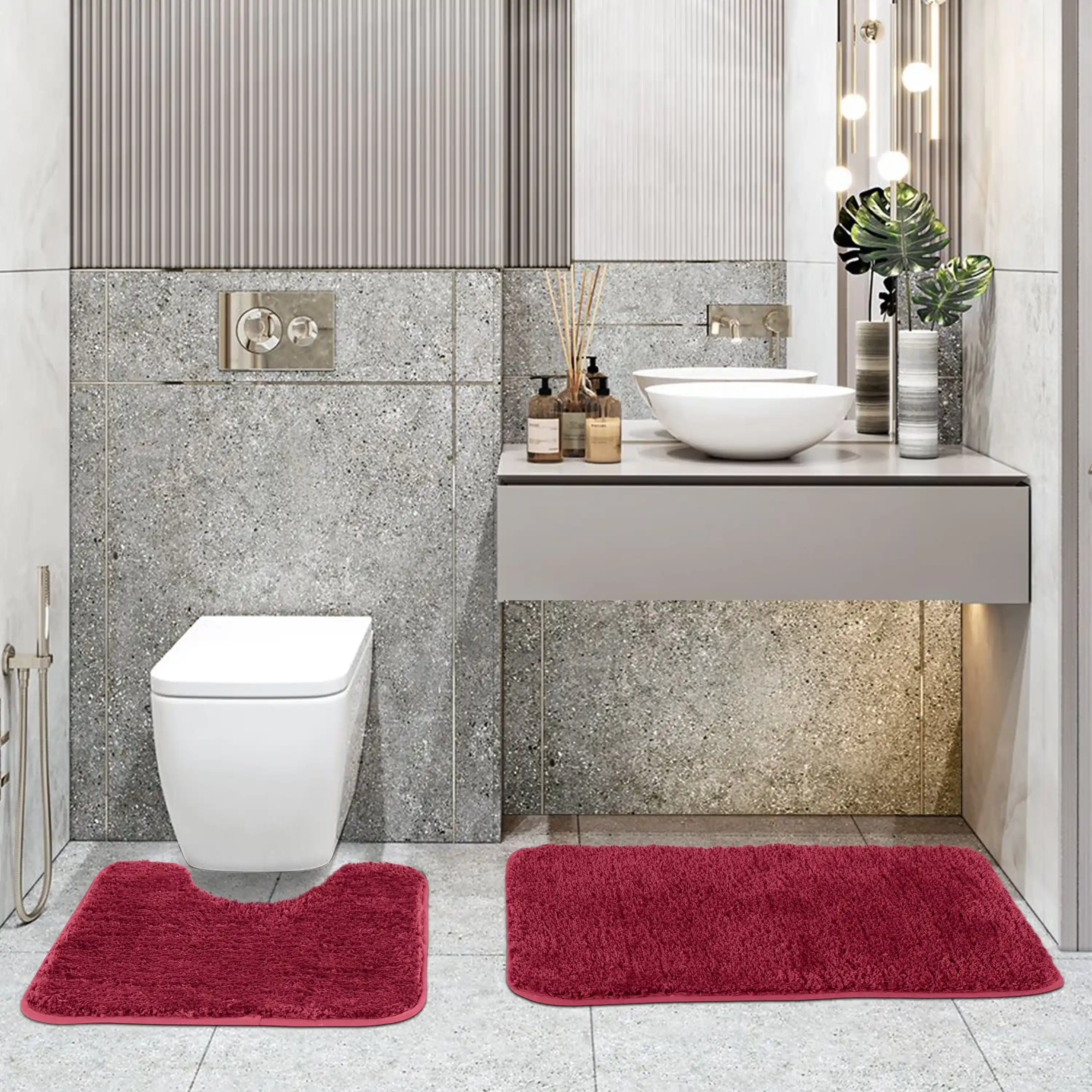 Ultra Soft Microfiber Anti Skid Bathmats - Image 55