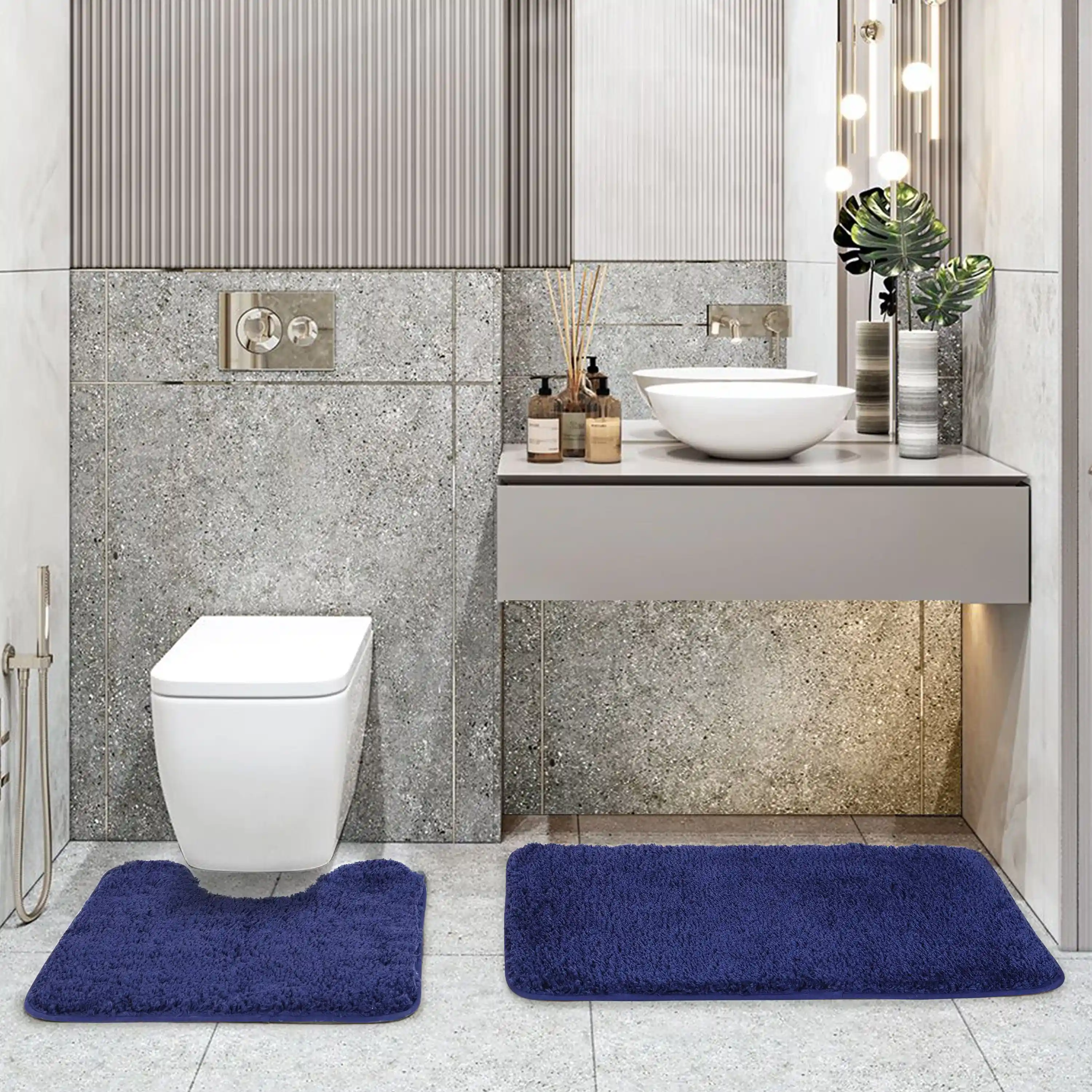 Ultra Soft Microfiber Anti Skid Bathmats - Image 76