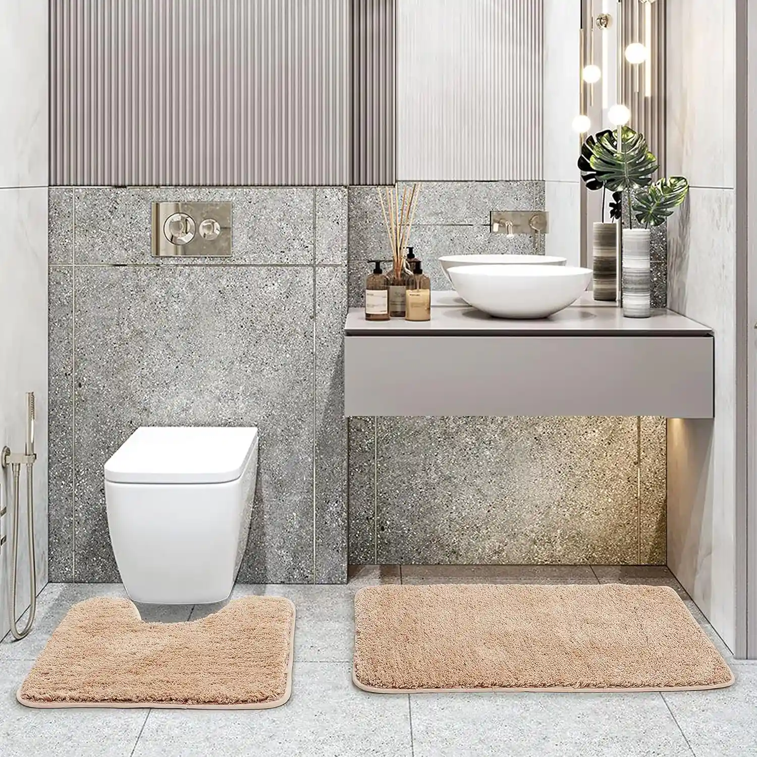 Ultra Soft Microfiber Anti Skid Bathmats - Image 85