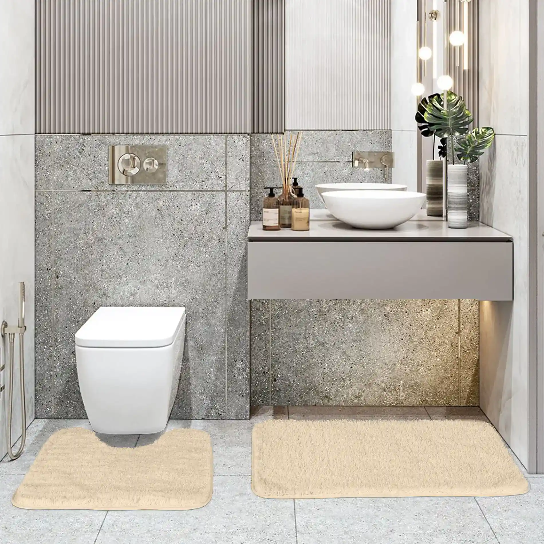 Ultra Soft Microfiber Anti Skid Bathmats - Image 95