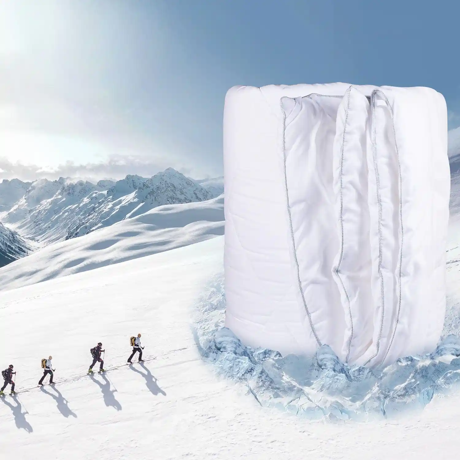 Snow Star Extreme Winter Quilt - 350 GSM - Image 5