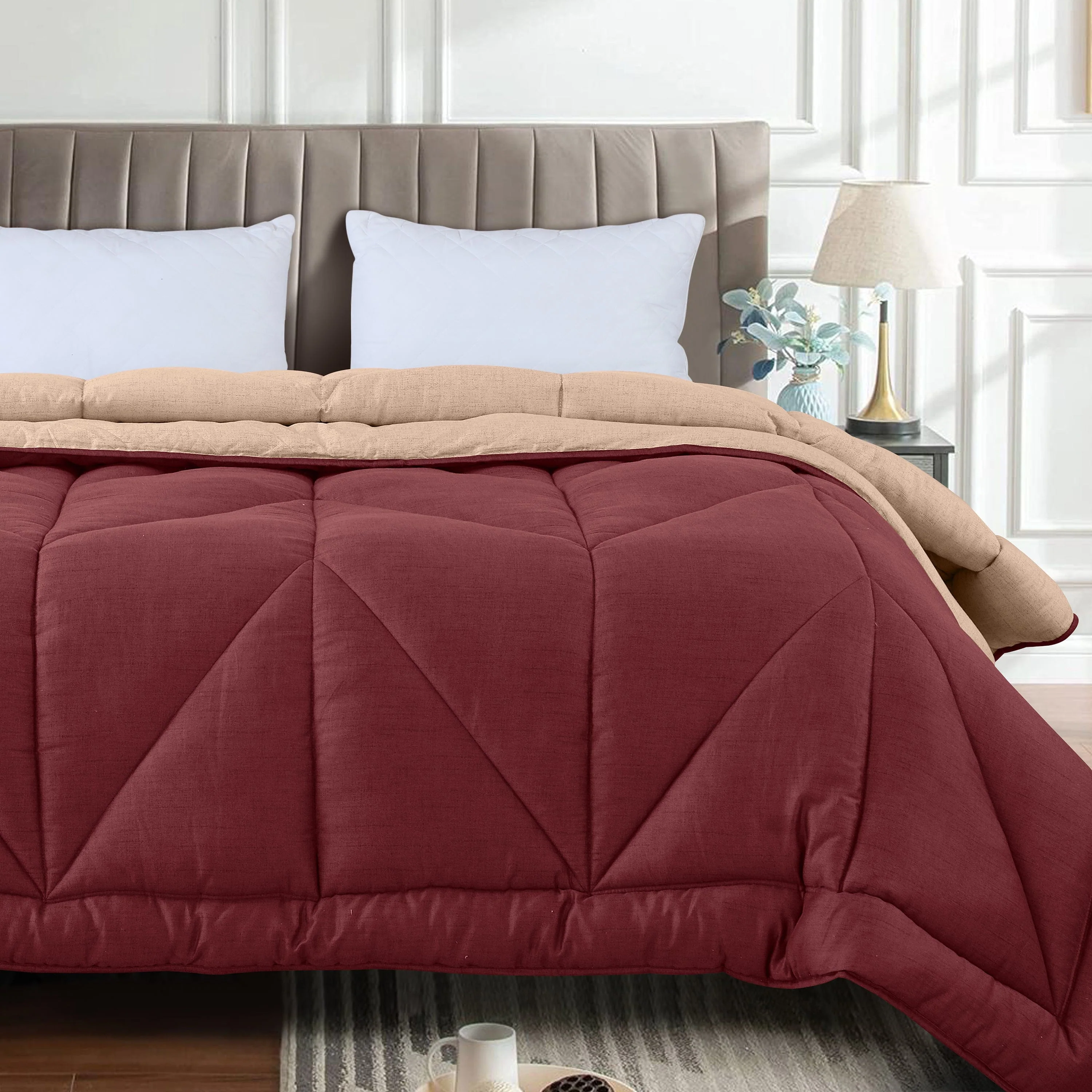 Grain Light Weight Winter Reversible Quilt |Lightweight Quilt For Winter - Image 13