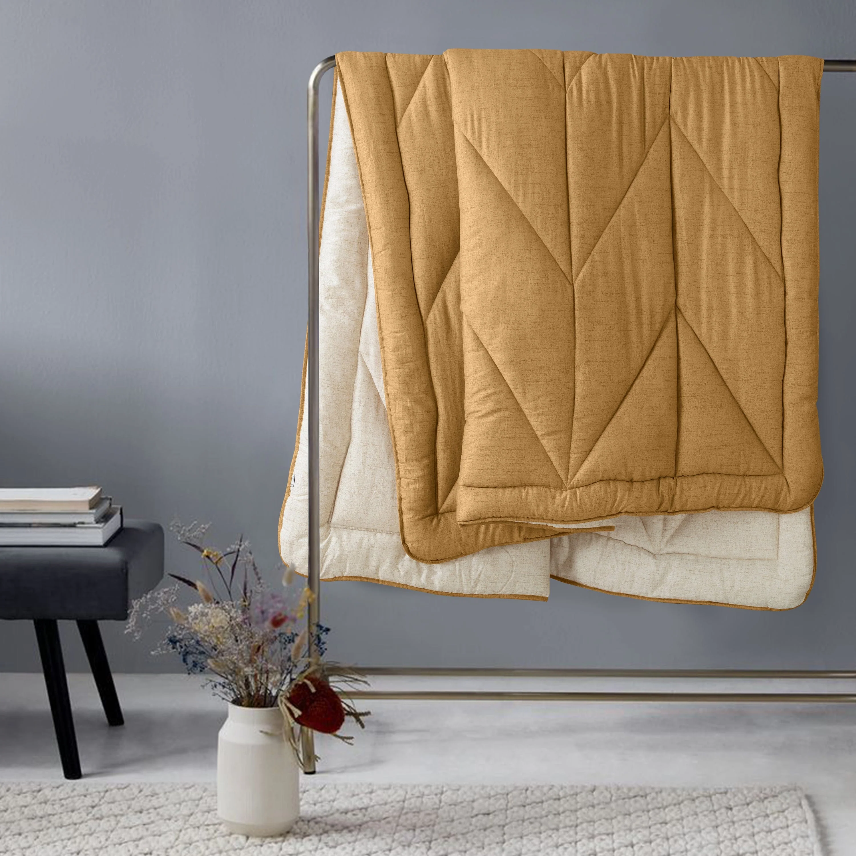 Grain Light Weight Winter Reversible Quilt |Lightweight Quilt For Winter - Image 22