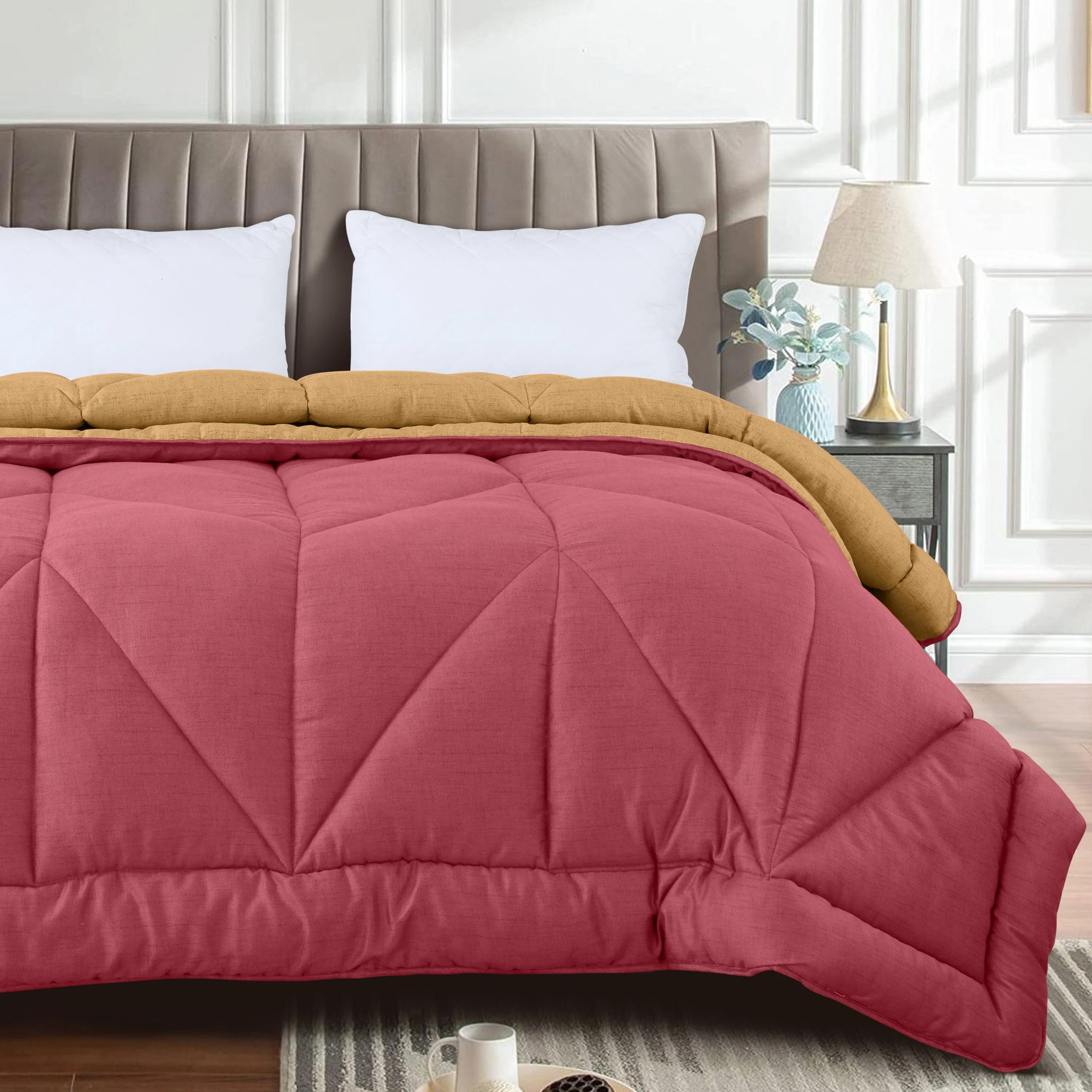 Grain Light Weight Winter Reversible Quilt |Lightweight Quilt For Winter - Image 26