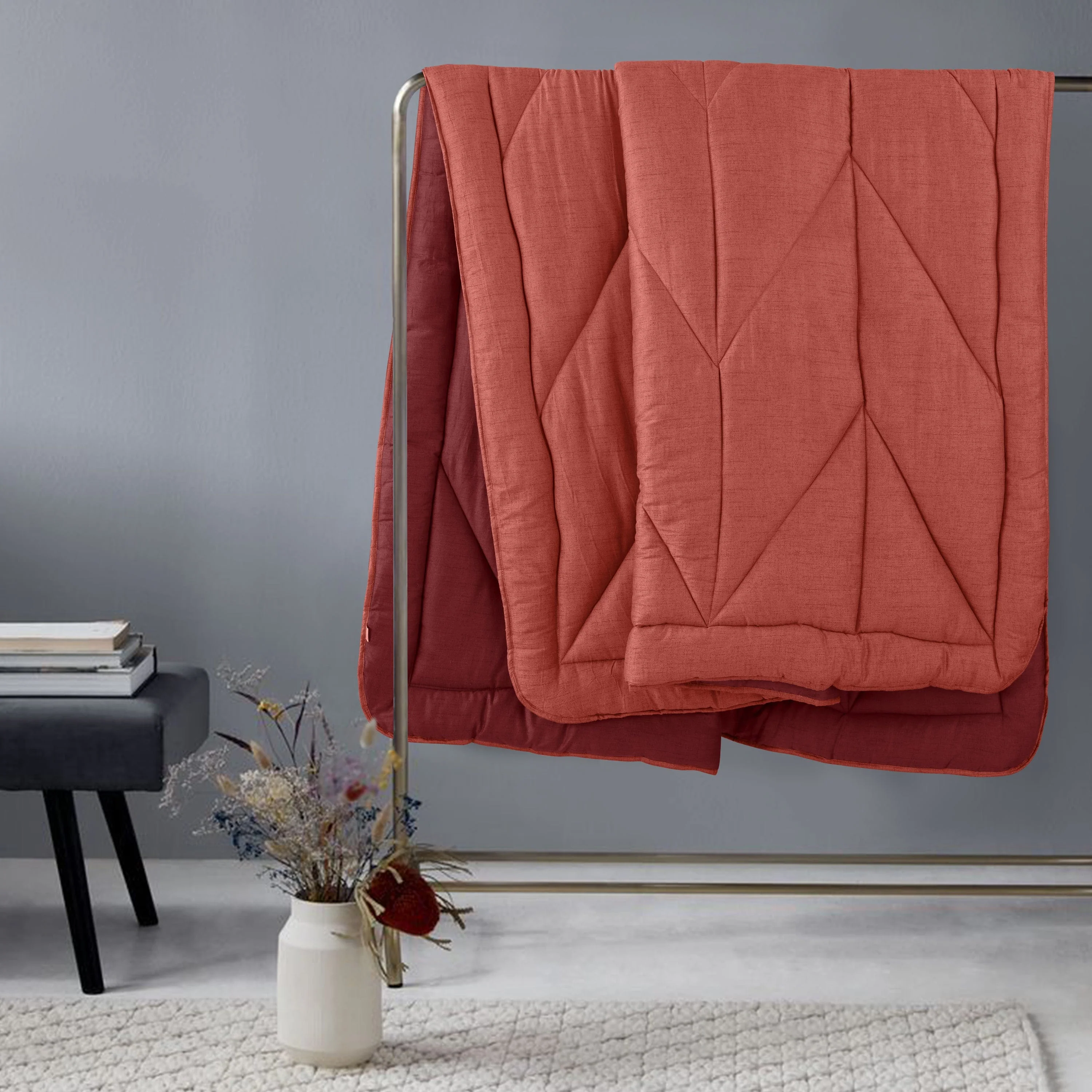 Grain Light Weight Winter Reversible Quilt |Lightweight Quilt For Winter - Image 34