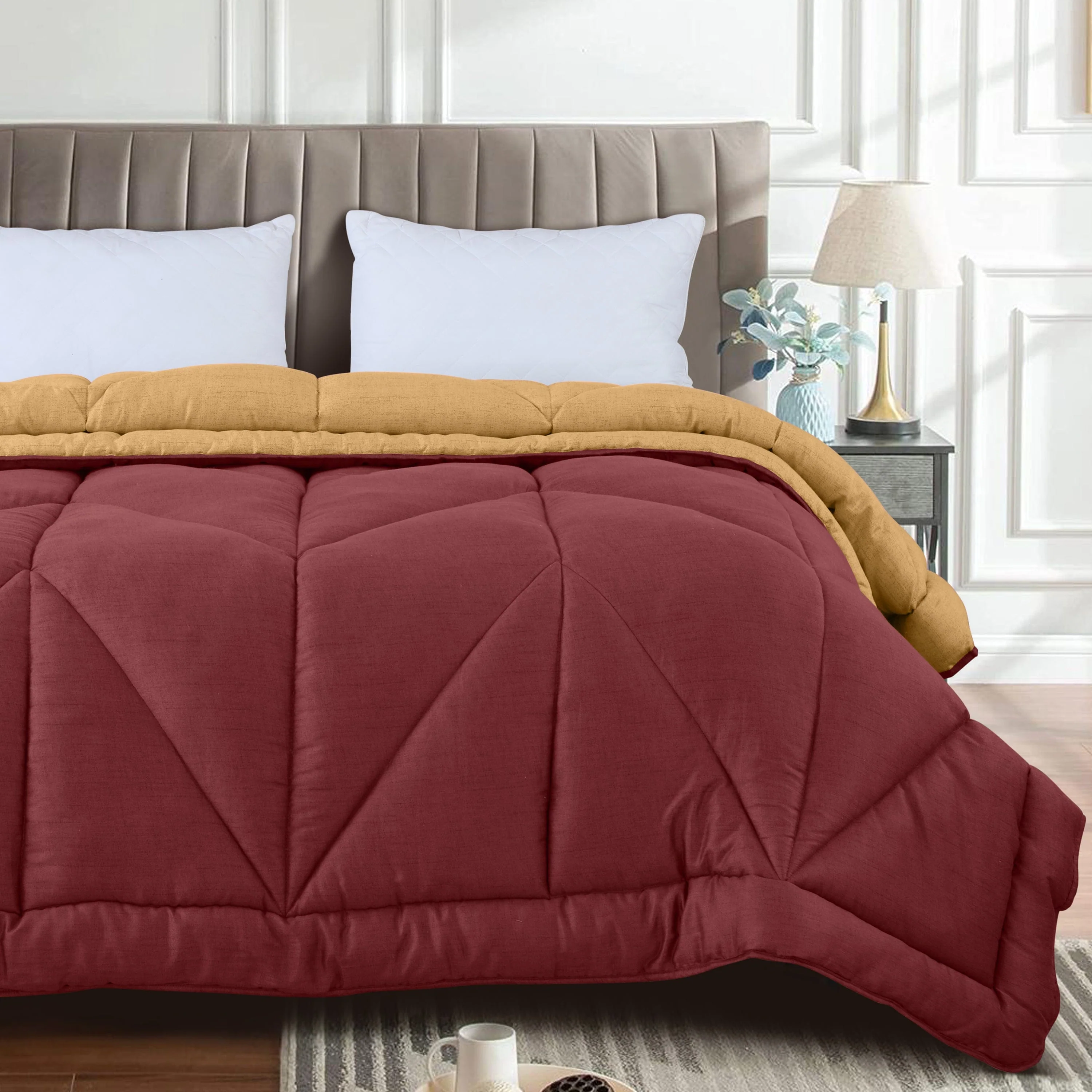 Grain Light Weight Winter Reversible Quilt |Lightweight Quilt For Winter - Image 37
