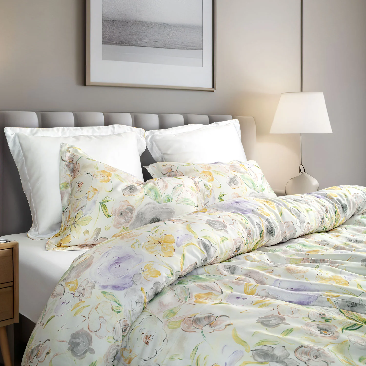 Green House Bamboo Bedding Set - 6 Pcs Set - Image 110