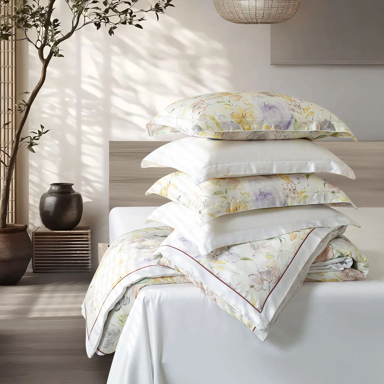 Green House Bamboo Bedding Set - 6 Pcs Set - Image 111