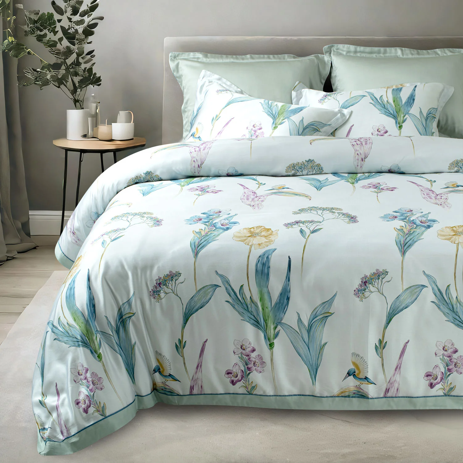 Green House Bamboo Bedding Set - 6 Pcs Set - Image 115